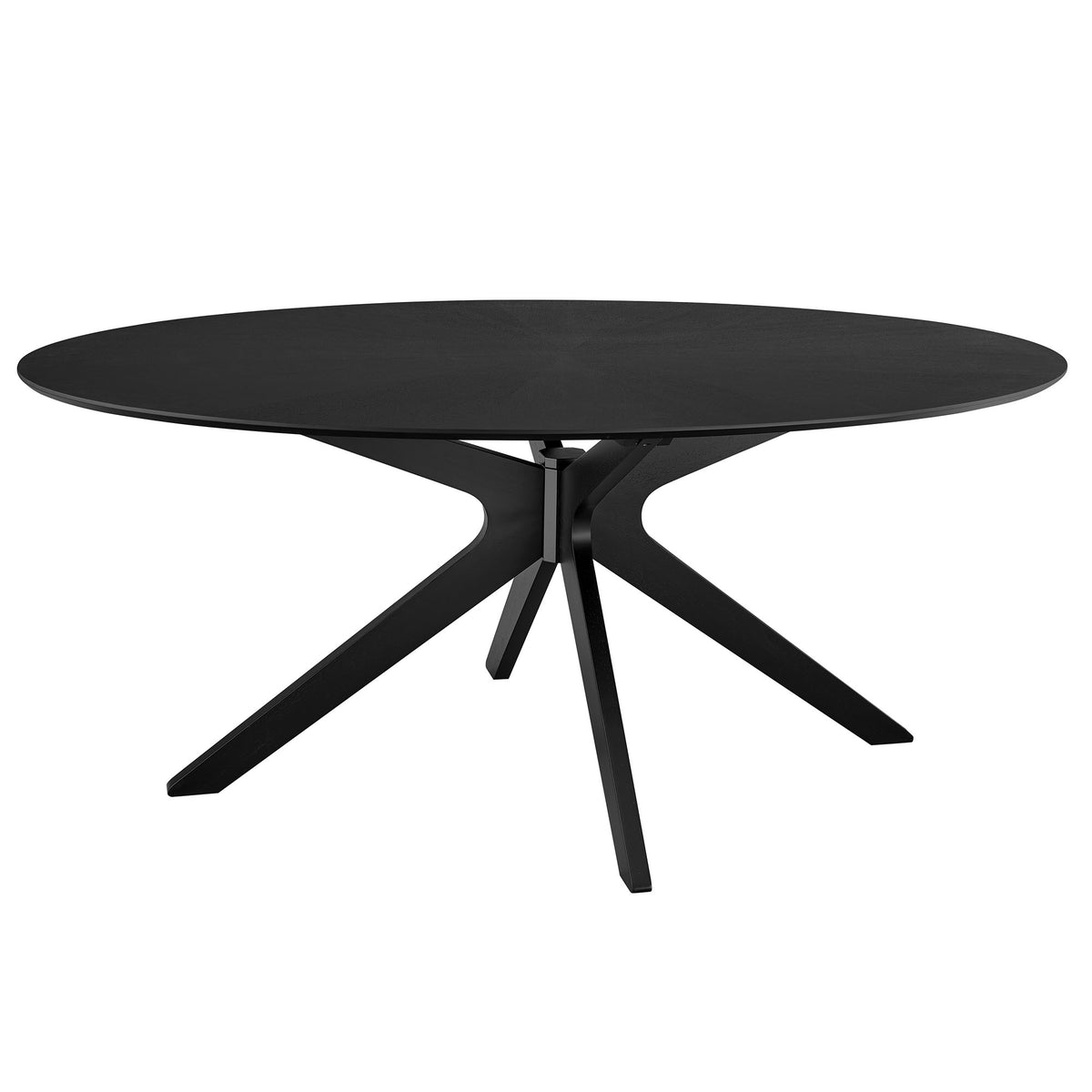 Crossroads 71' Oval Wood Dining Table By Modway