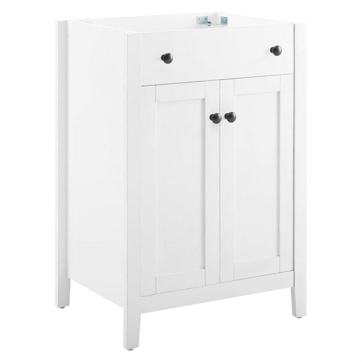 Nantucket 24 Bathroom Vanity Cabinet (Sink Basin Not Included) White