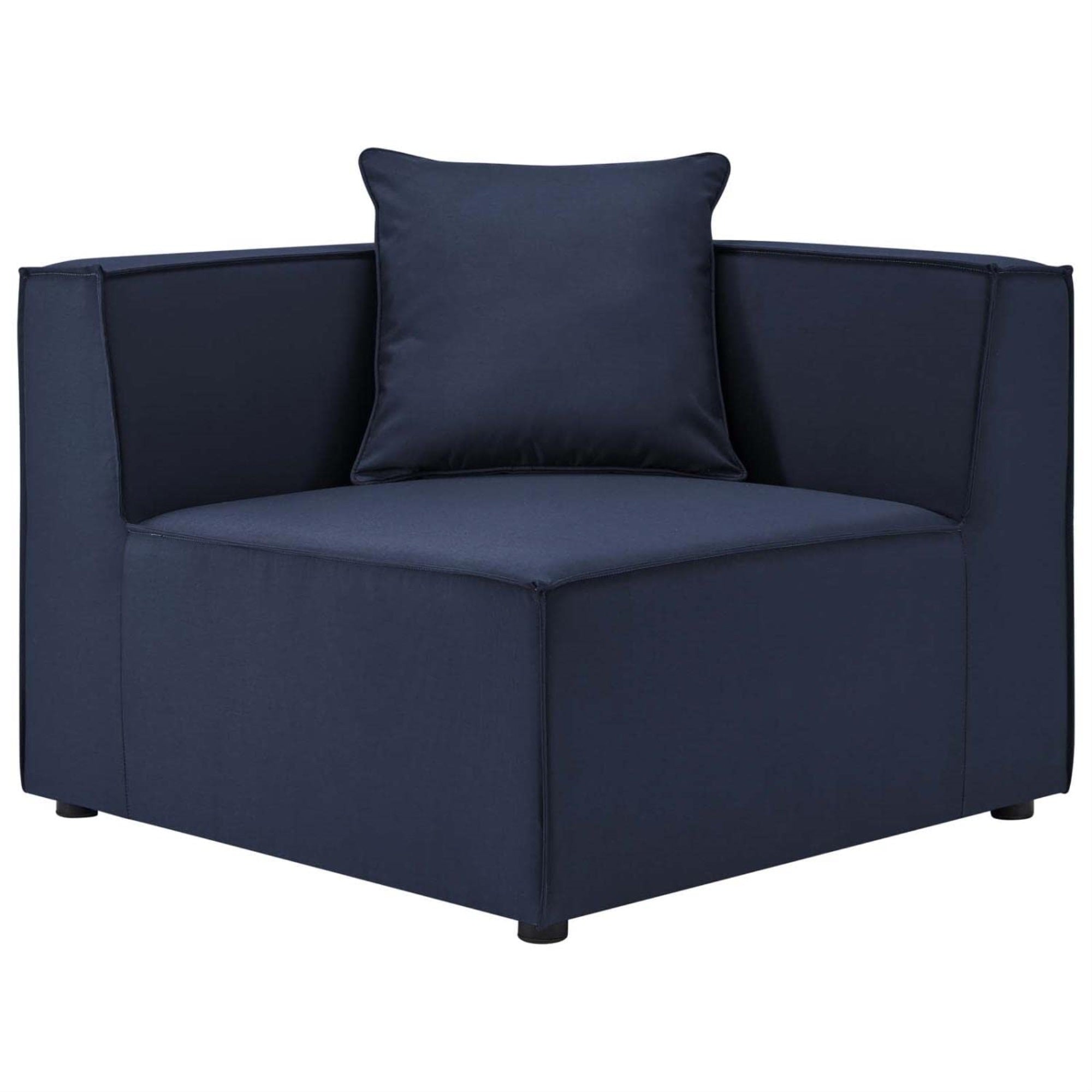 Casafoyer Eei-4210-Nav Saybrook Outdoor Patio Upholstered Sectional Corner Chair, Navy
