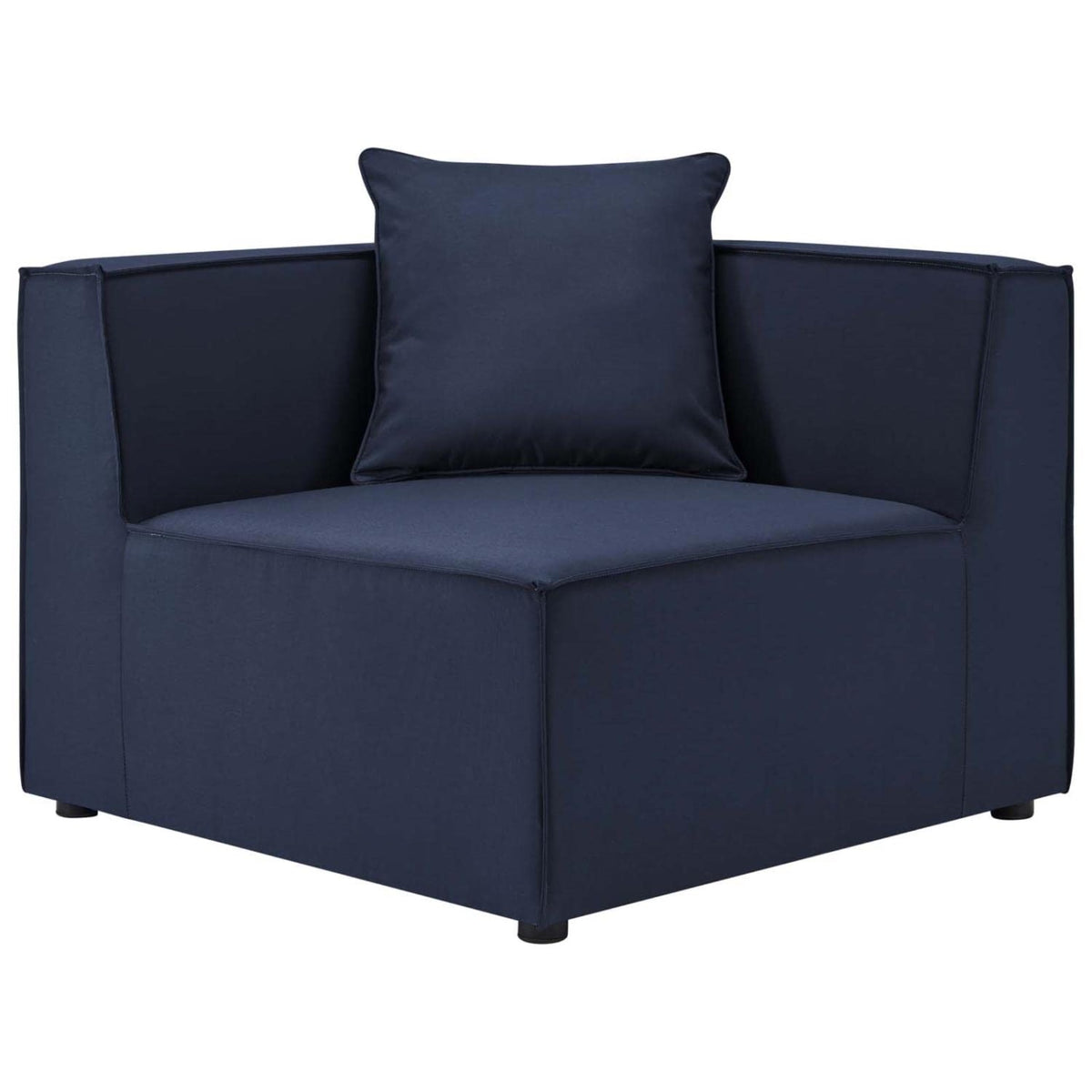 Casafoyer Eei-4210-Nav Saybrook Outdoor Patio Upholstered Sectional Corner Chair, Navy