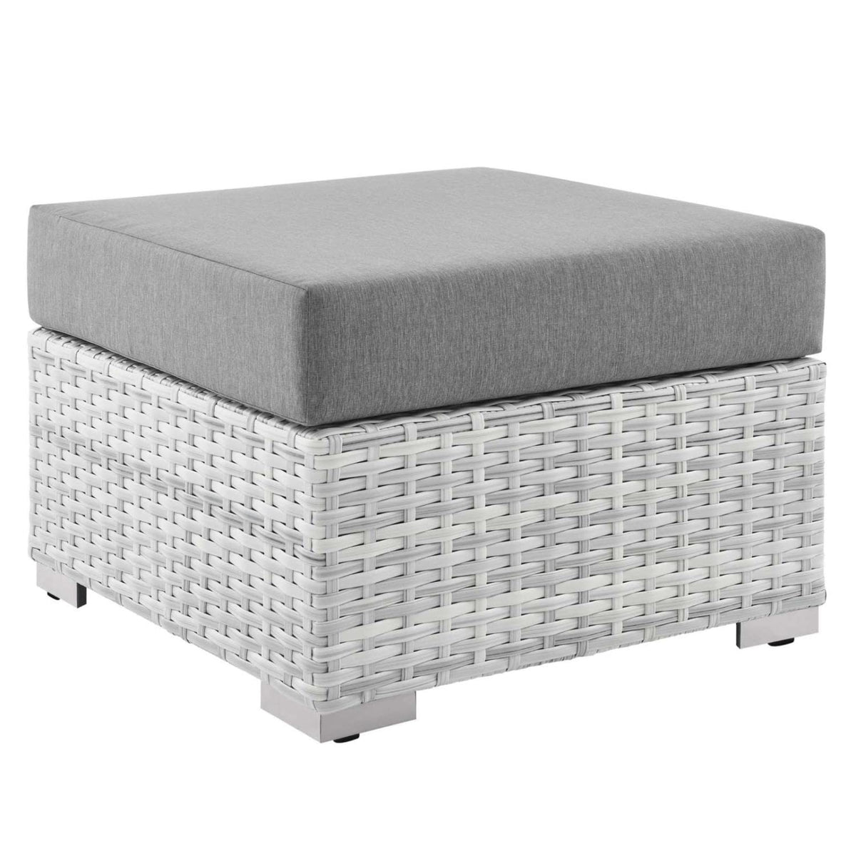Casafoyer Eei-4301-Lgr-Gry Ottoman, Light Gray Gray