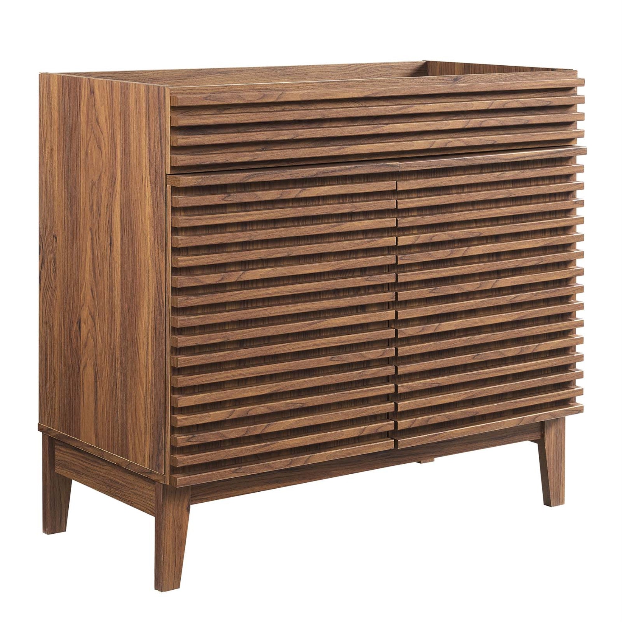Ergode Vanity - 36' Bathroom Vanity Cabinet With Ample Storage Space And Mid-Century Charm
