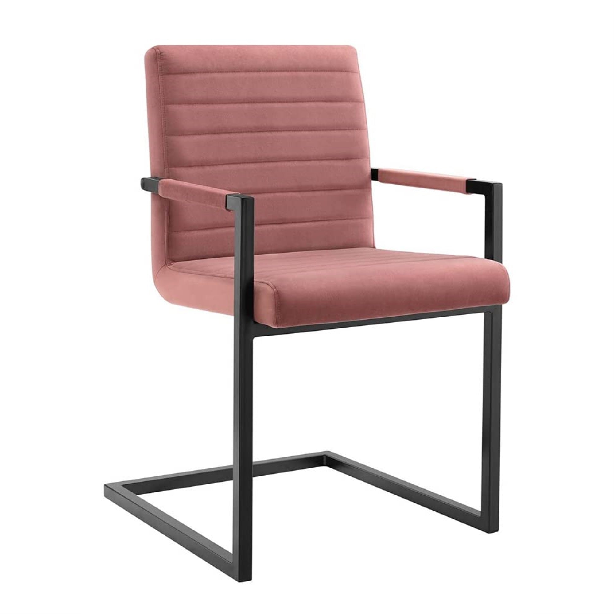 Casafoyer  Performance Velvet Dining Chair Set Of 2, 22.5 X 21 X 34.5, Dusty Rose