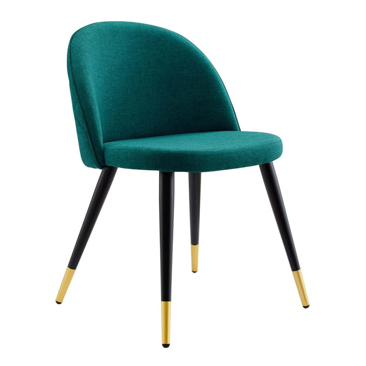 Casafoyer Cordial Fabric Upholstered Accent Set Of 2, Dining Chair, Teal