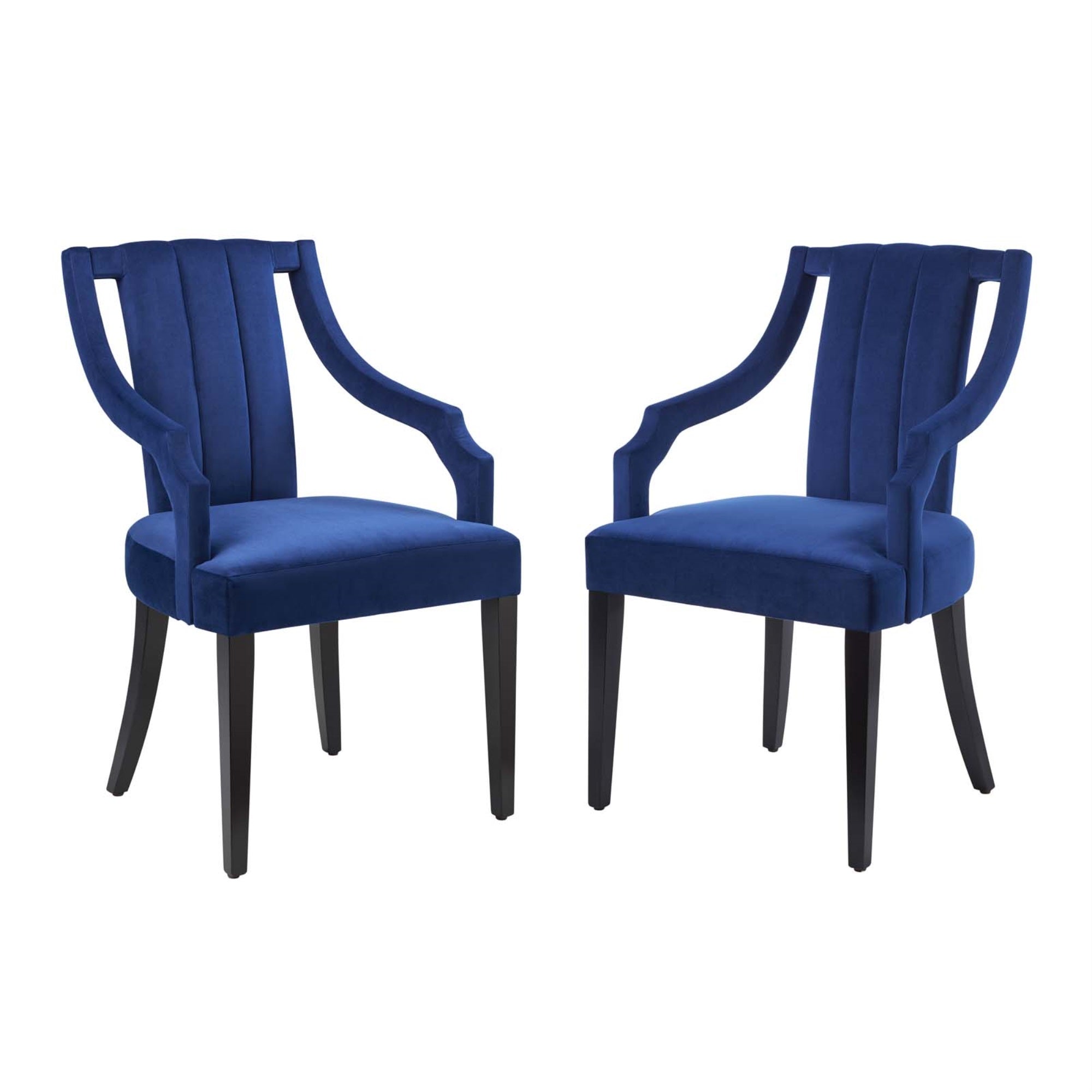 Virtue Performance Velvet Dining Chairs - Set Of 2