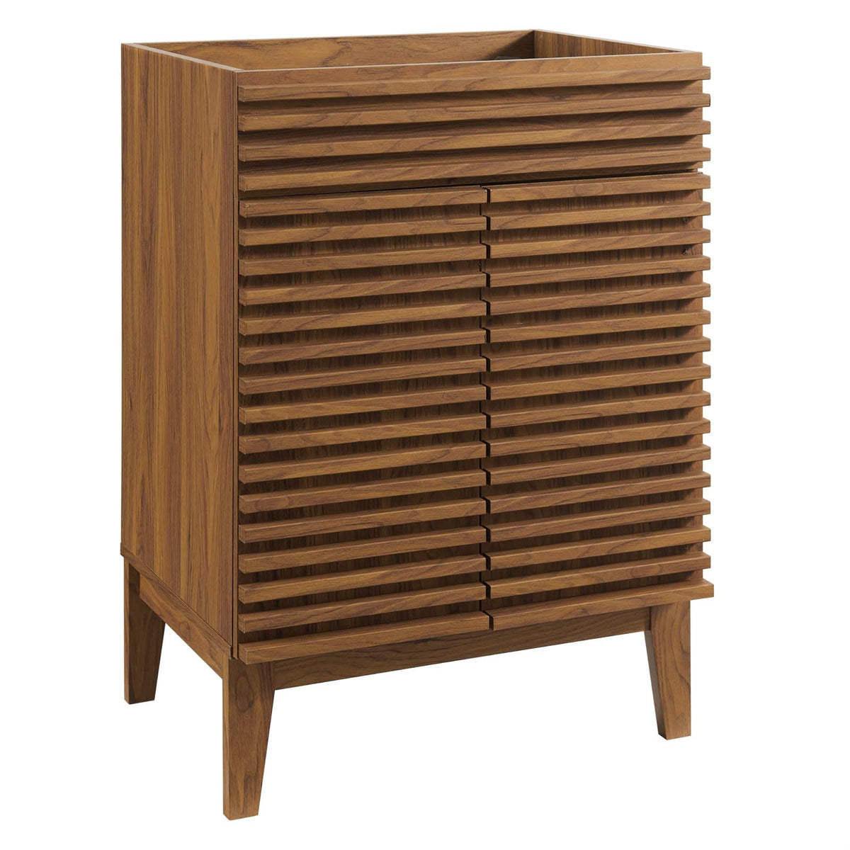 Render Bathroom Vanity Cabinet (Sink Basin Not Included) Walnut