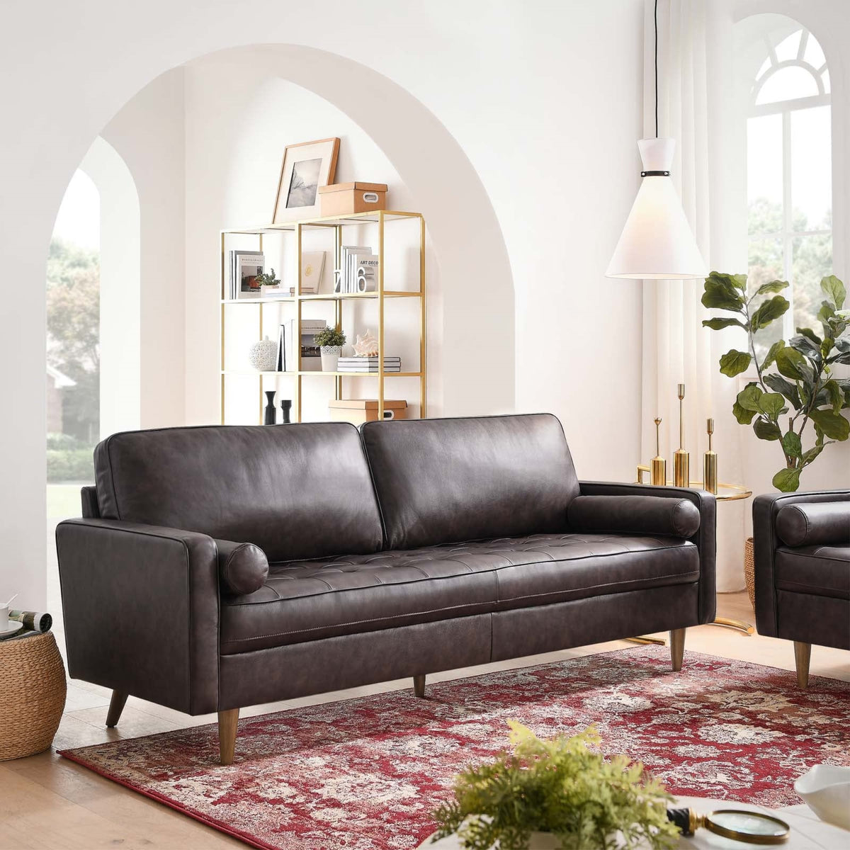 Casafoyer Valour, 81' Sofa, Brown