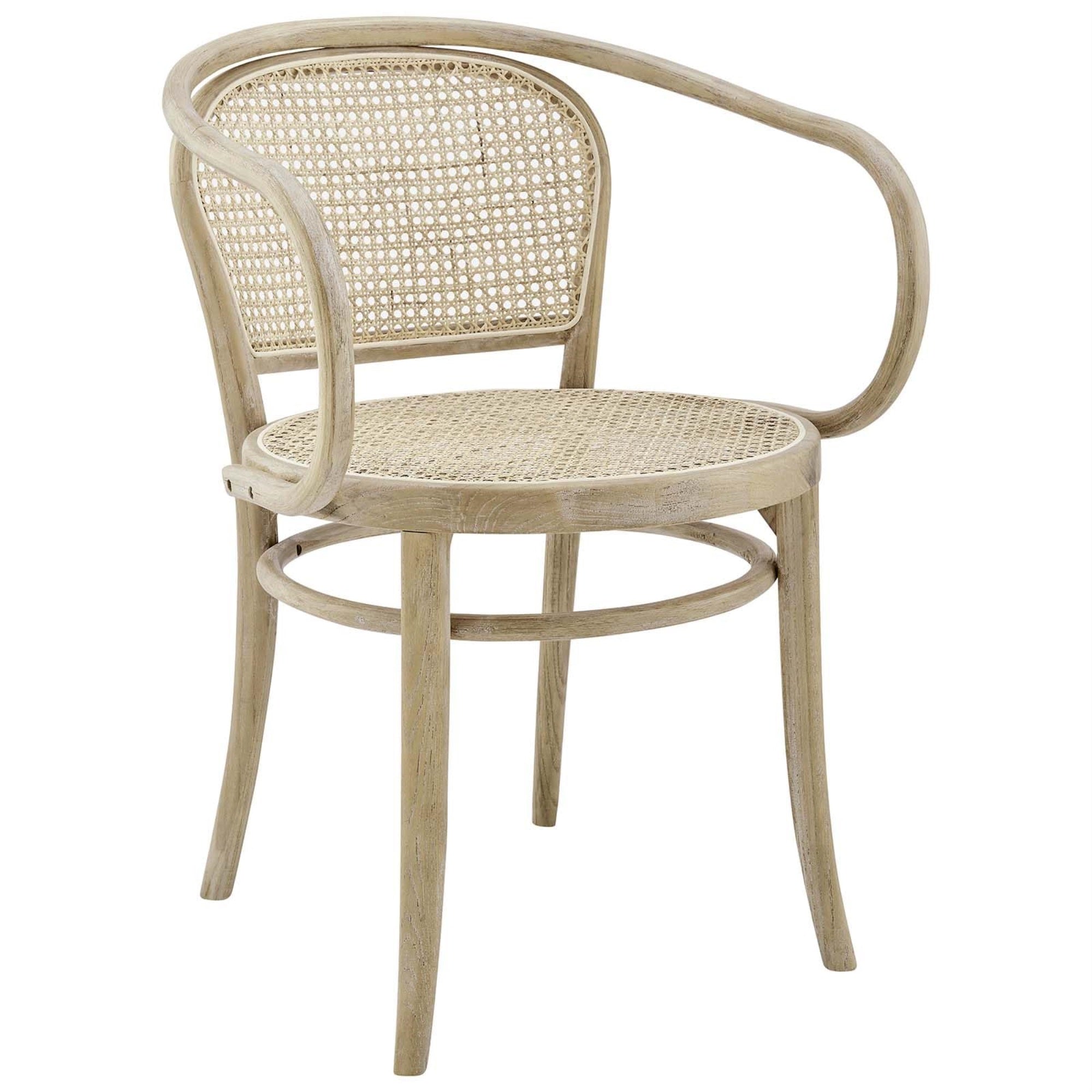 Casafoyer Eei-4647-Gry Oliana Wood Dining Armchair, Gray