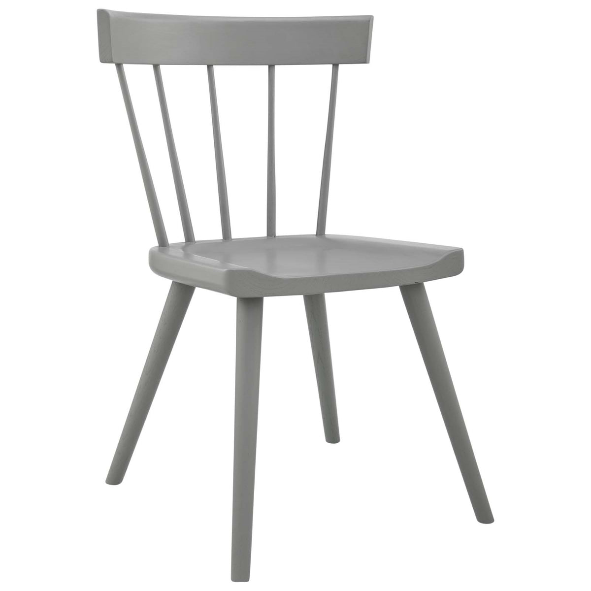 Sutter Wood Dining Side Chair: Modern Farmhouse Charm, Sturdy Elm Construction
