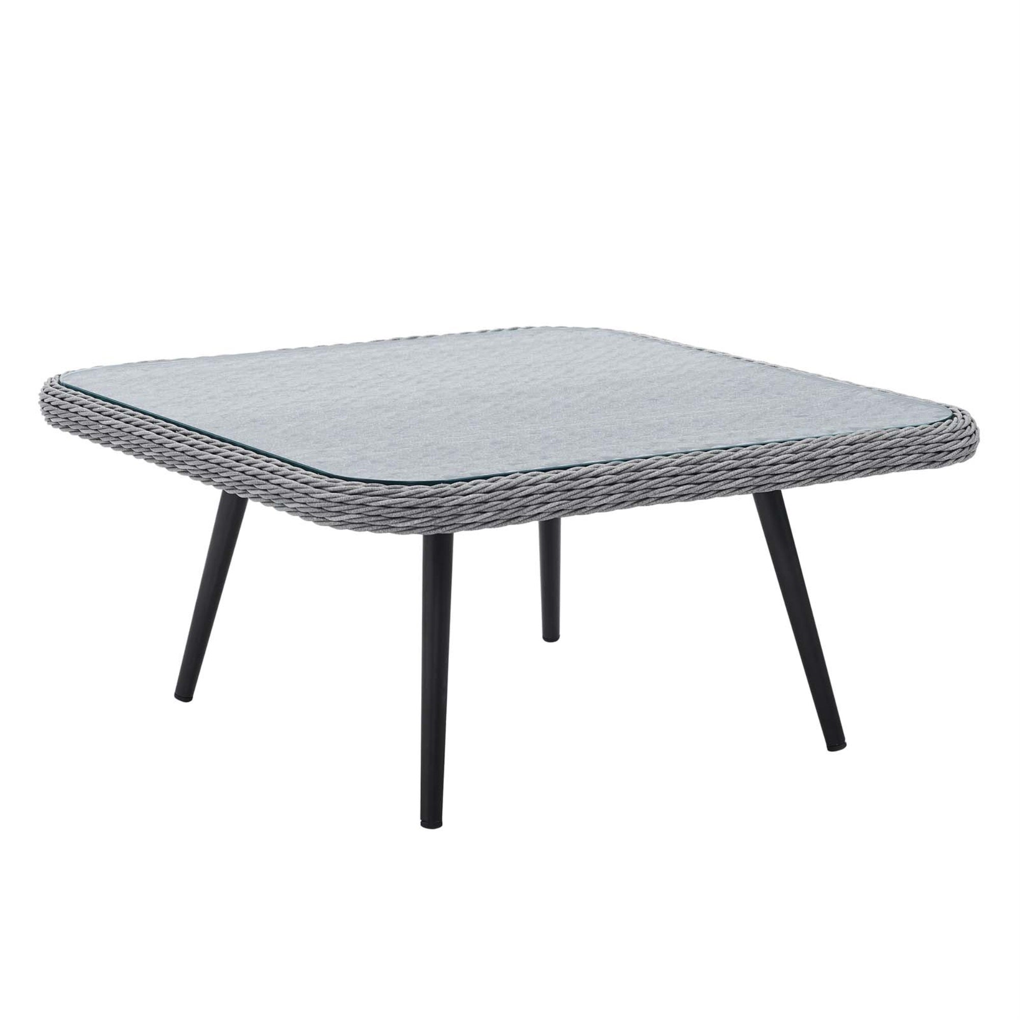 Endeavor Outdoor Patio Collection: Luxurious Lounge Experience With Wicker Rattan Coffee Table