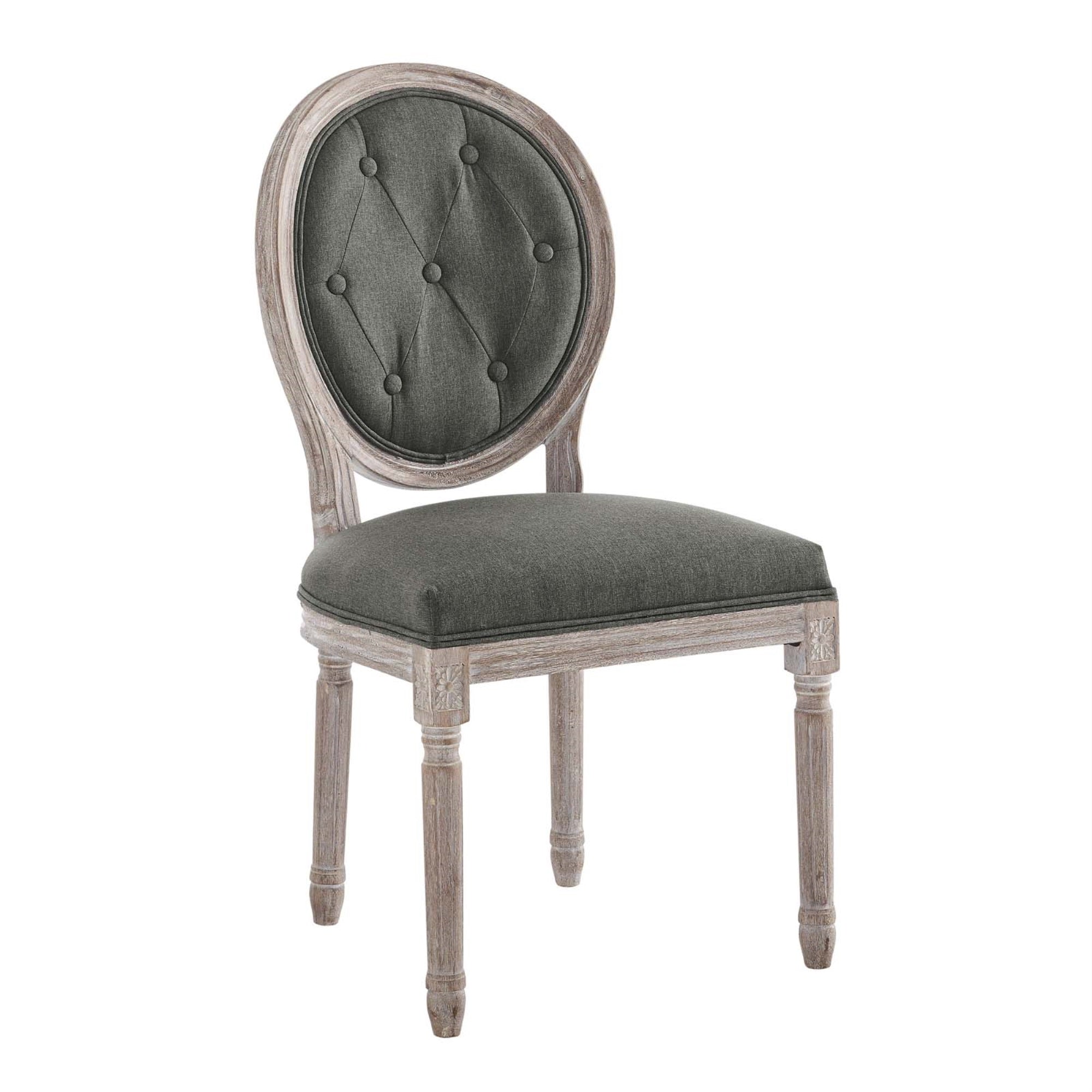 Arise Dining Side Chair: Luxurious Elegance, Vintage French Charm, Fully Assembled