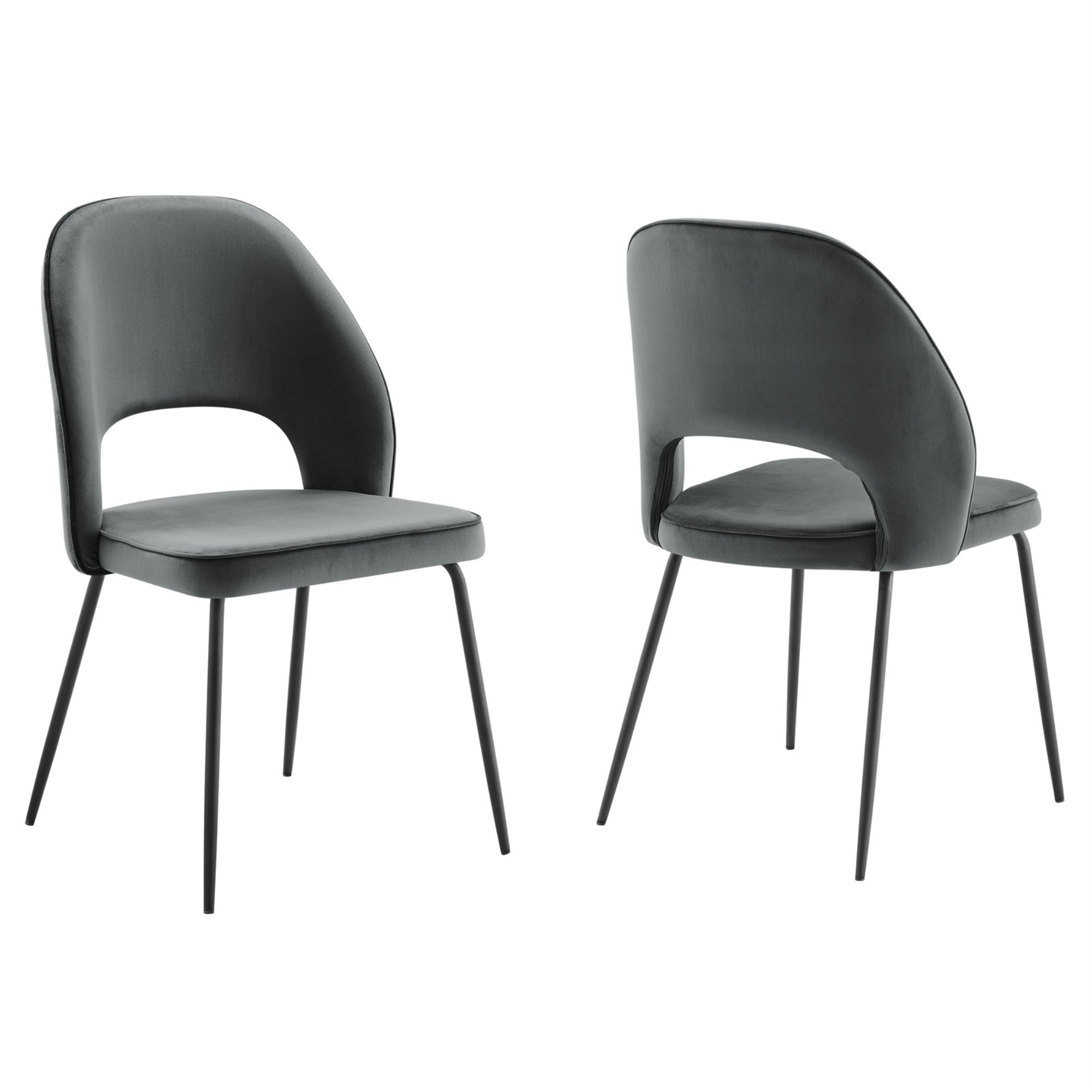 Nico Performance Velvet Dining Chair Set Of 2