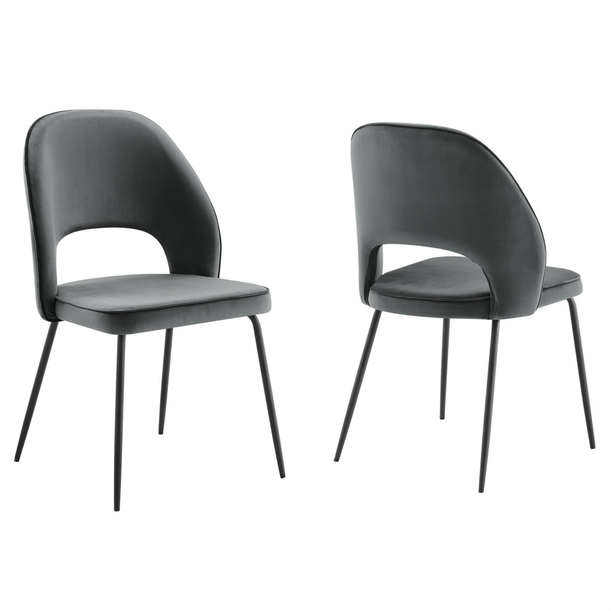 Nico Performance Velvet Dining Chair Set Of 2