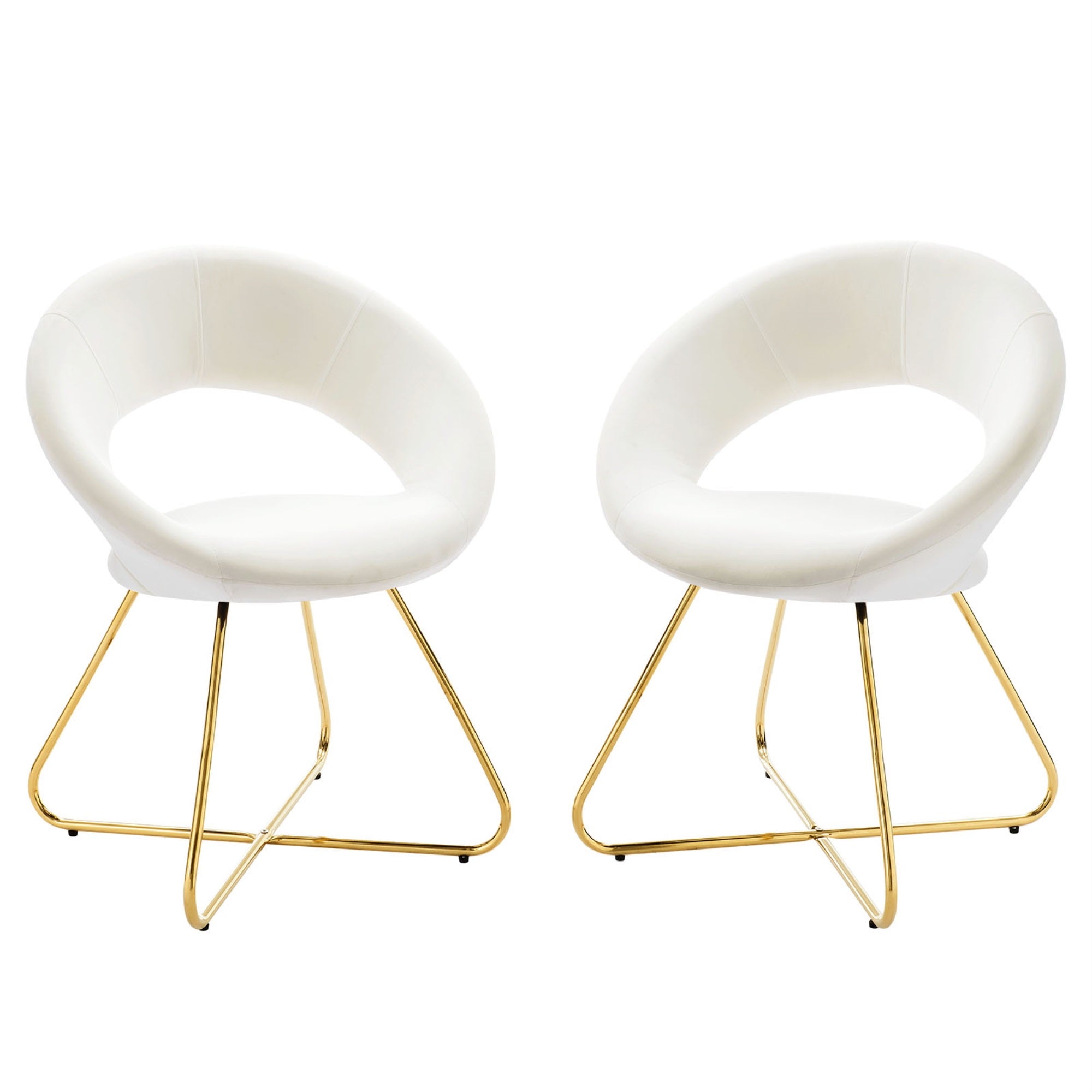 Performance Velvet Dining Chair Set - Vibrant, Modern, And Stylish (Set Of 2)