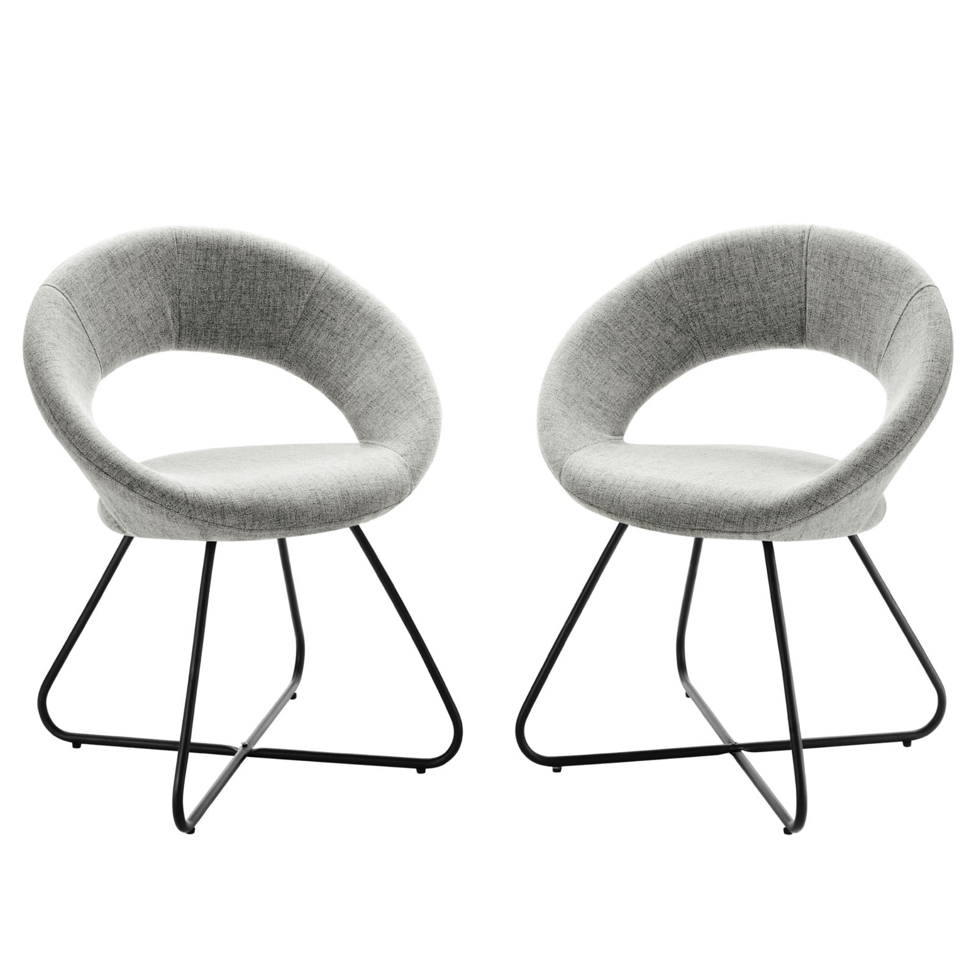 Nouvelle Upholstered Dining Chair Set - Modern, Vibrant, And Whimsical
