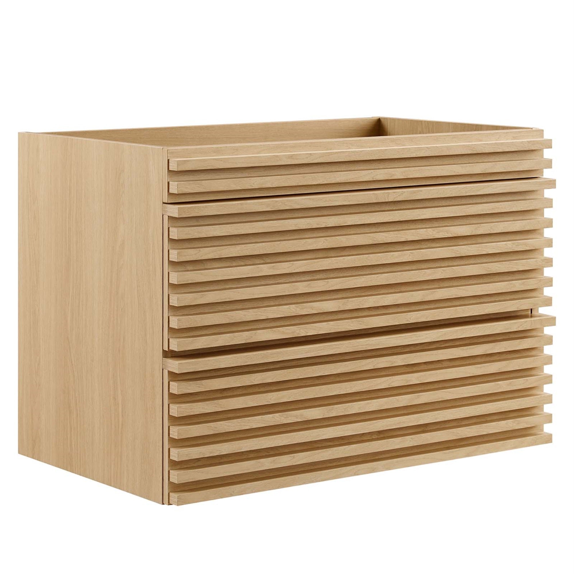 Ergode Vanity - 30' Wall-Mount Bathroom Cabinet With Ample Storage, Mid-Century Aesthetics, Durable Construction