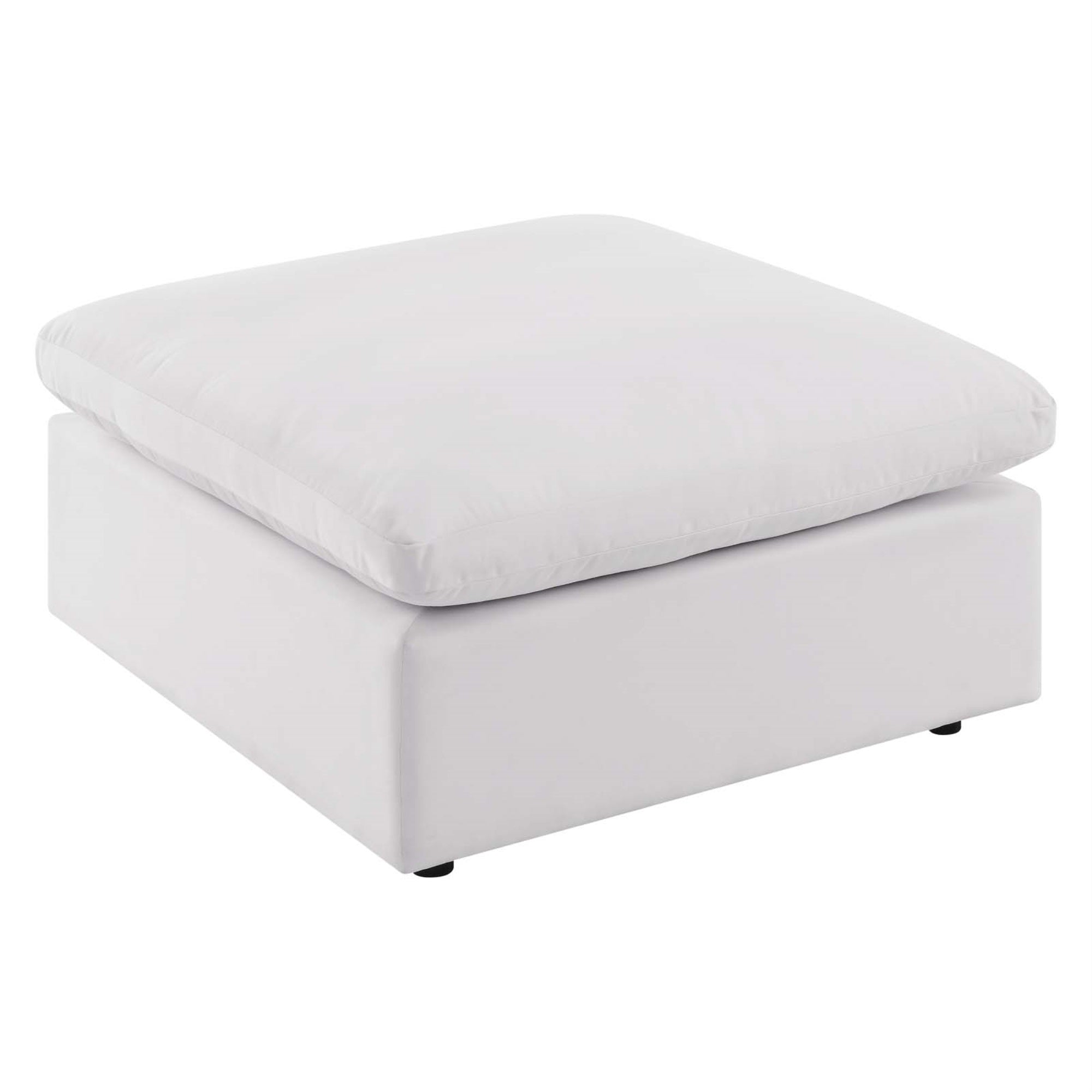 Commix Outdoor Ottoman: Plush, Sleek, And Spacious Backyard Retreat