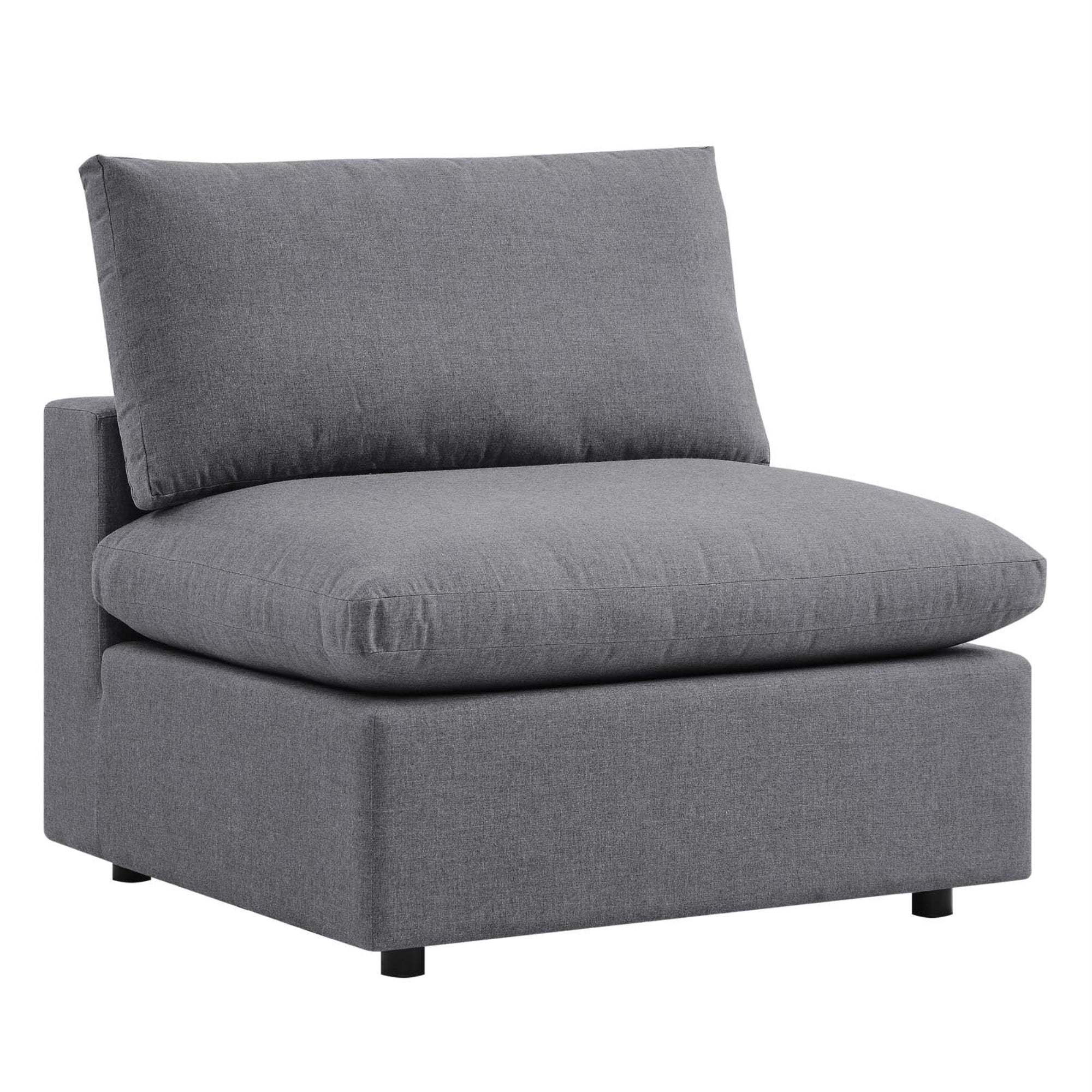 Ultimate Comfort: Commix Sunbrella Outdoor Patio Armless Chair - Durable & Stylish'