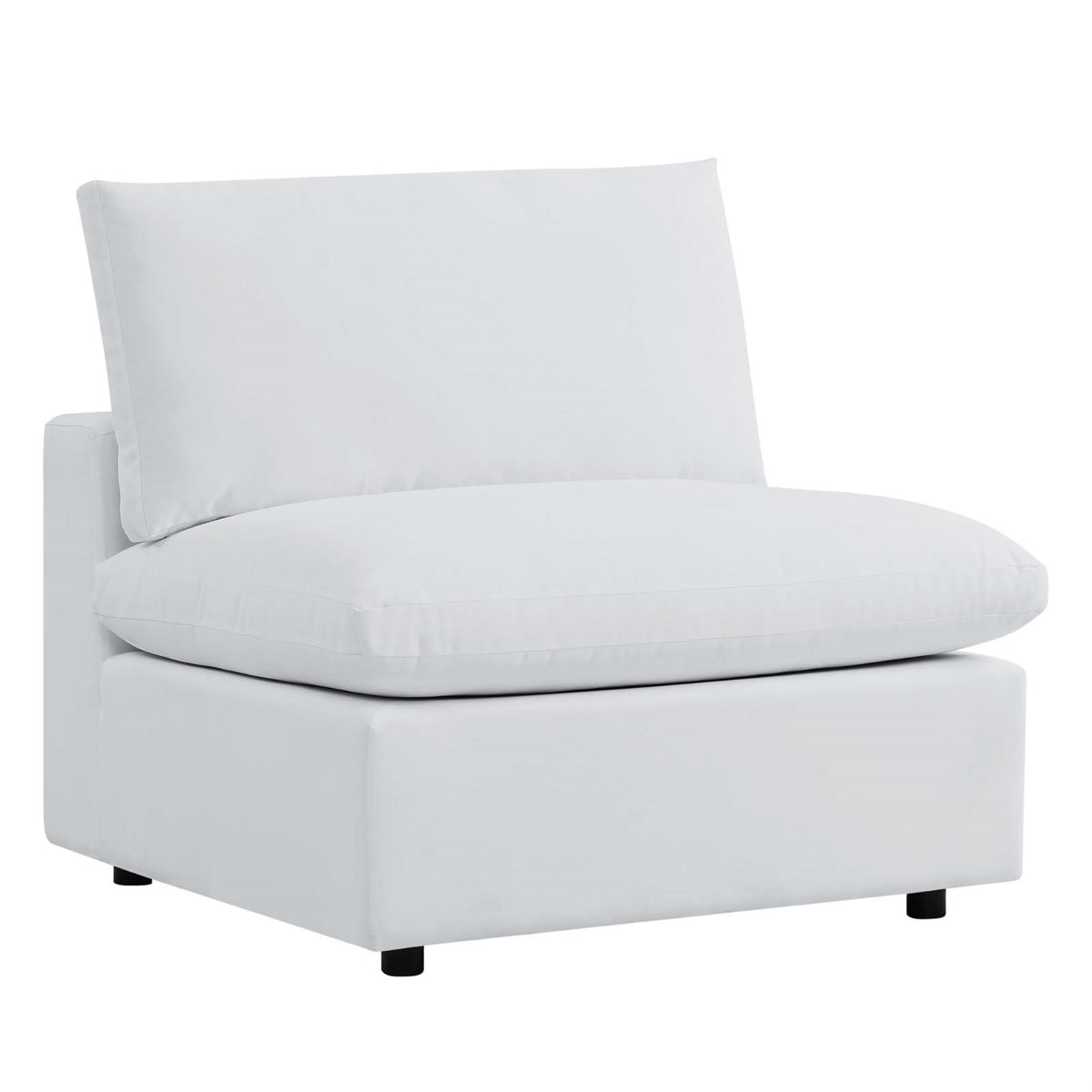 Ultimate Relaxation: Commix Outdoor Armless Chair With Plush Comfort And Sleek Design'