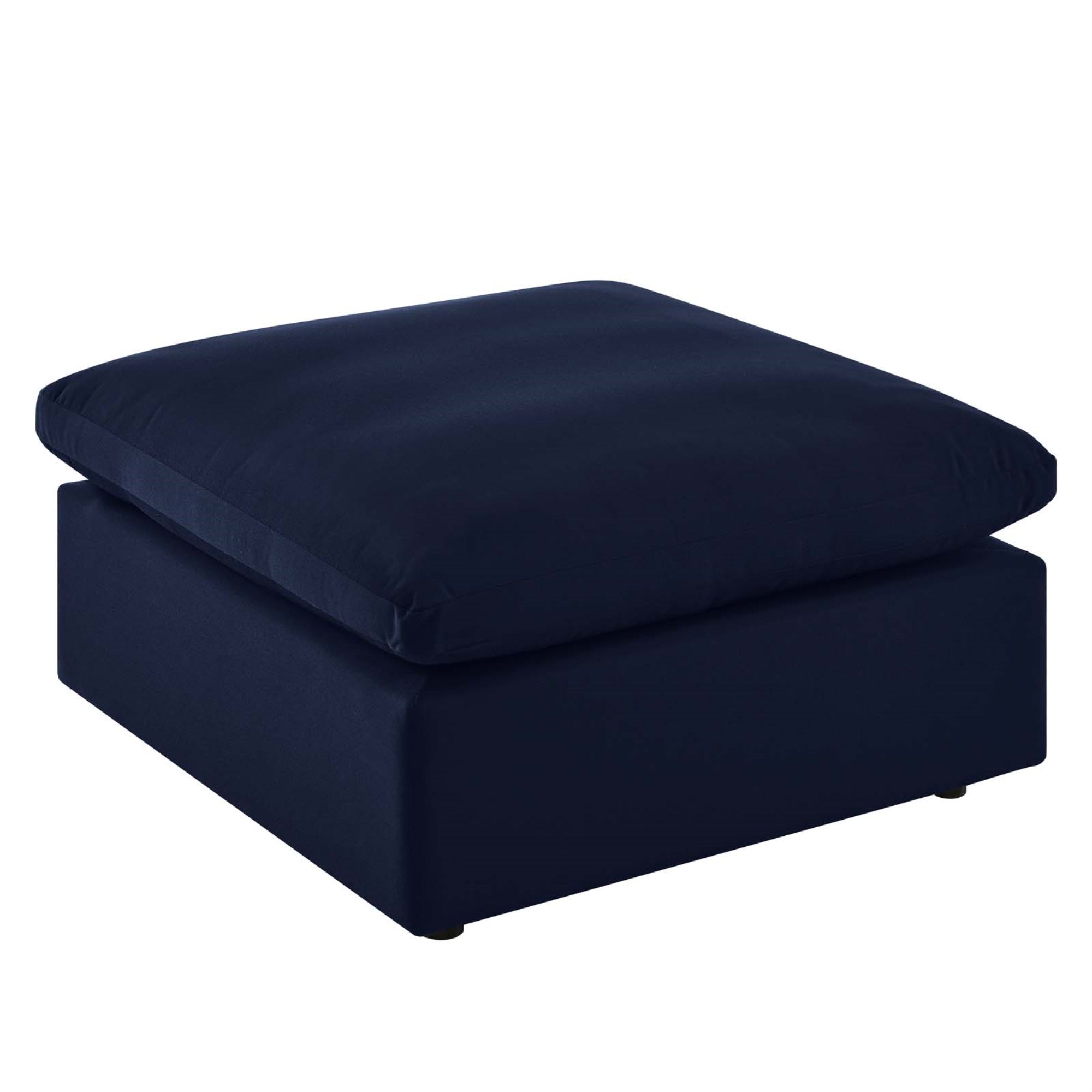 Commix Sunbrella Outdoor Patio Ottoman - Plush, Elegant, And Durable