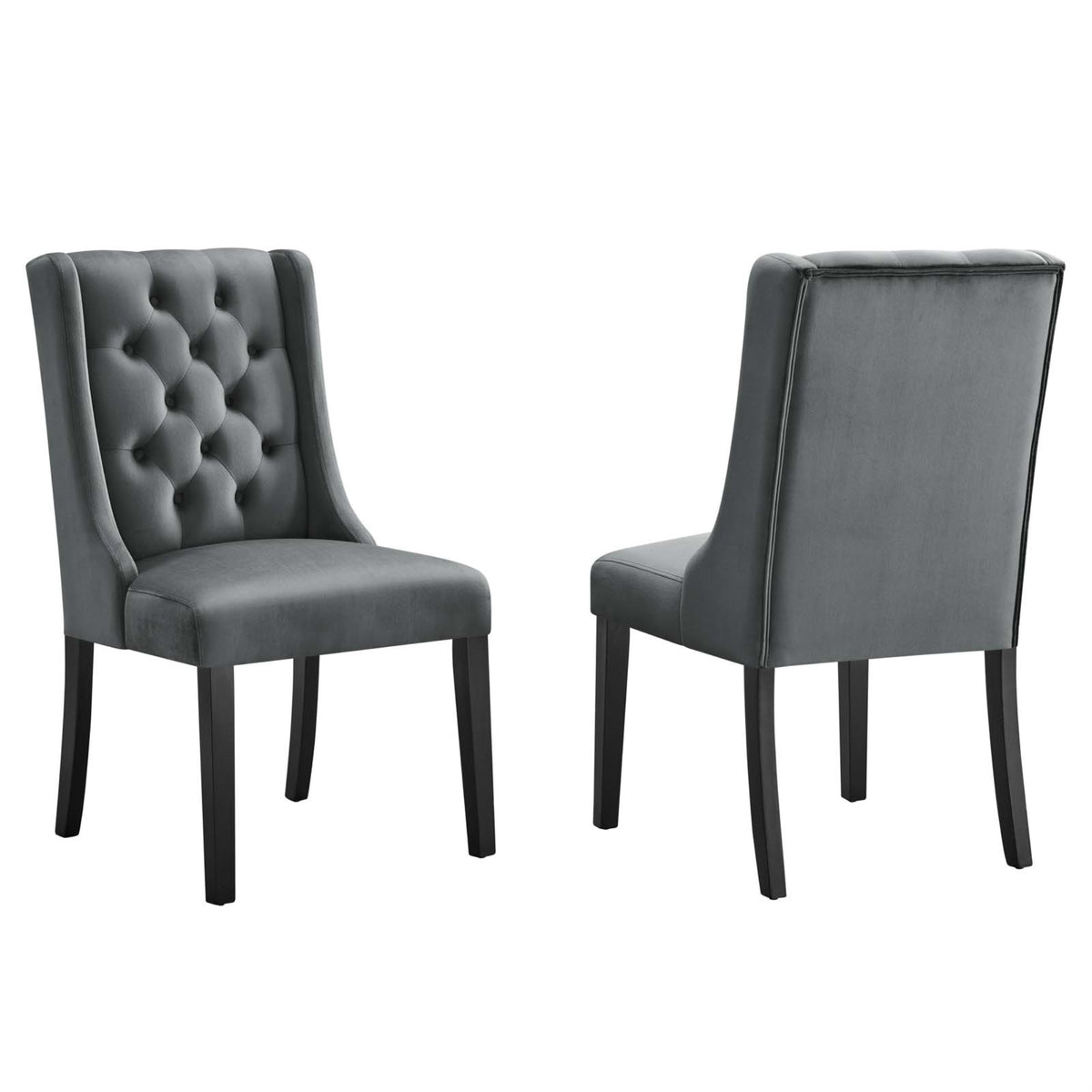 Baronet Performance Velvet Dining Chairs - Set Of 2