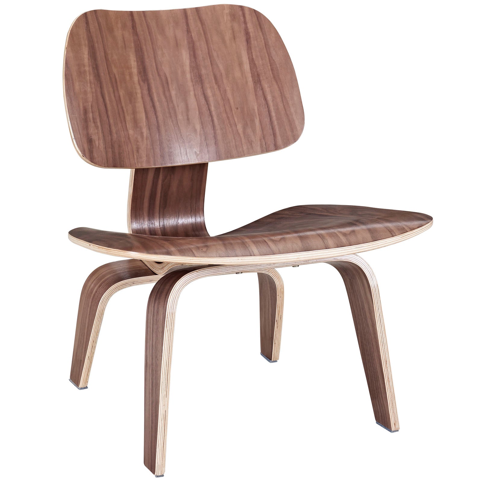 Fathom Wood Lounge Chair - Walnut