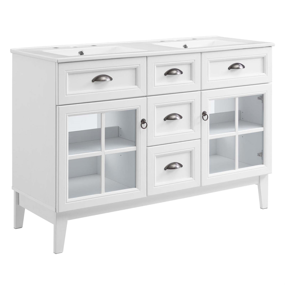 Isle 48 Double Bathroom Vanity Cabinet