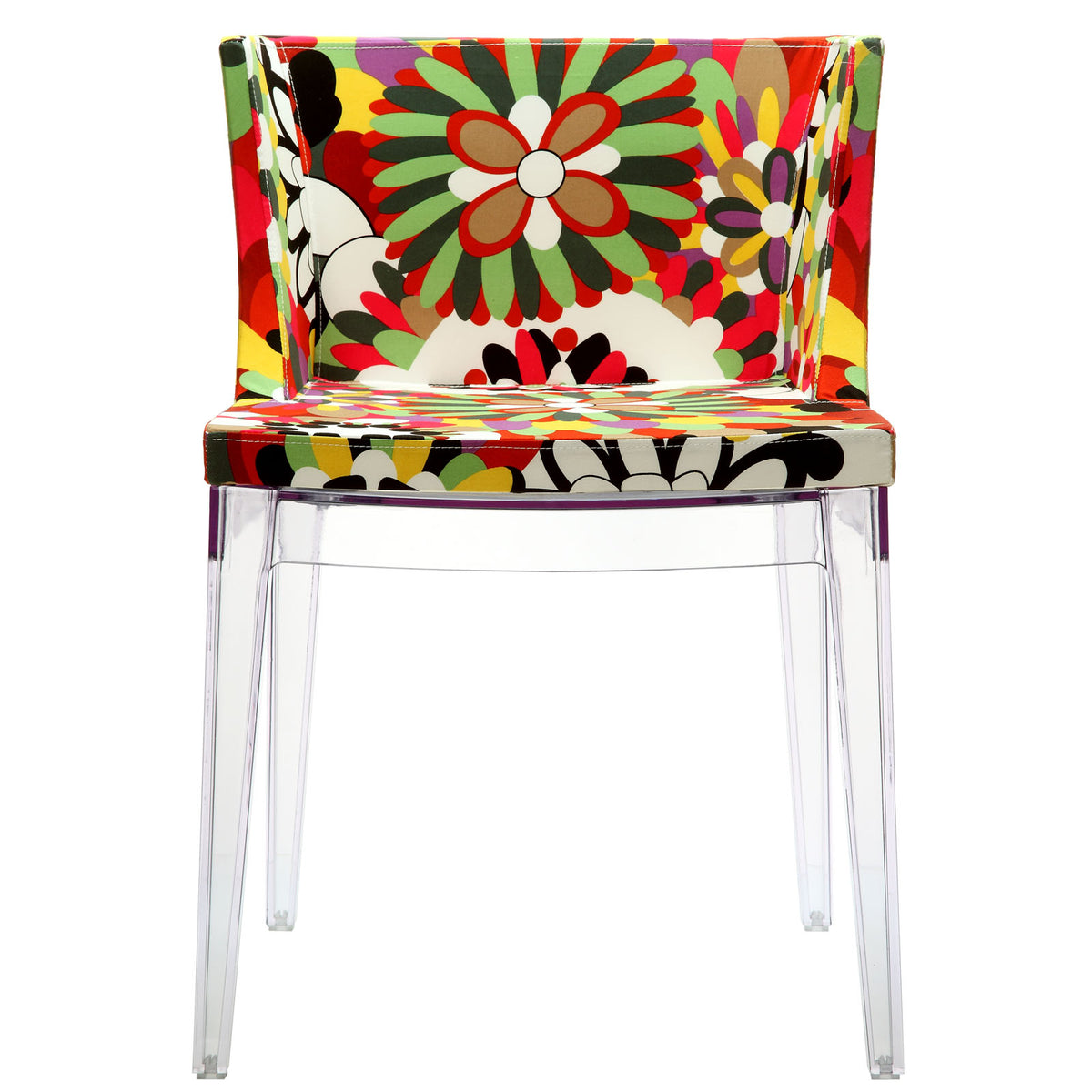 Flower Dining Side Chair - Clear