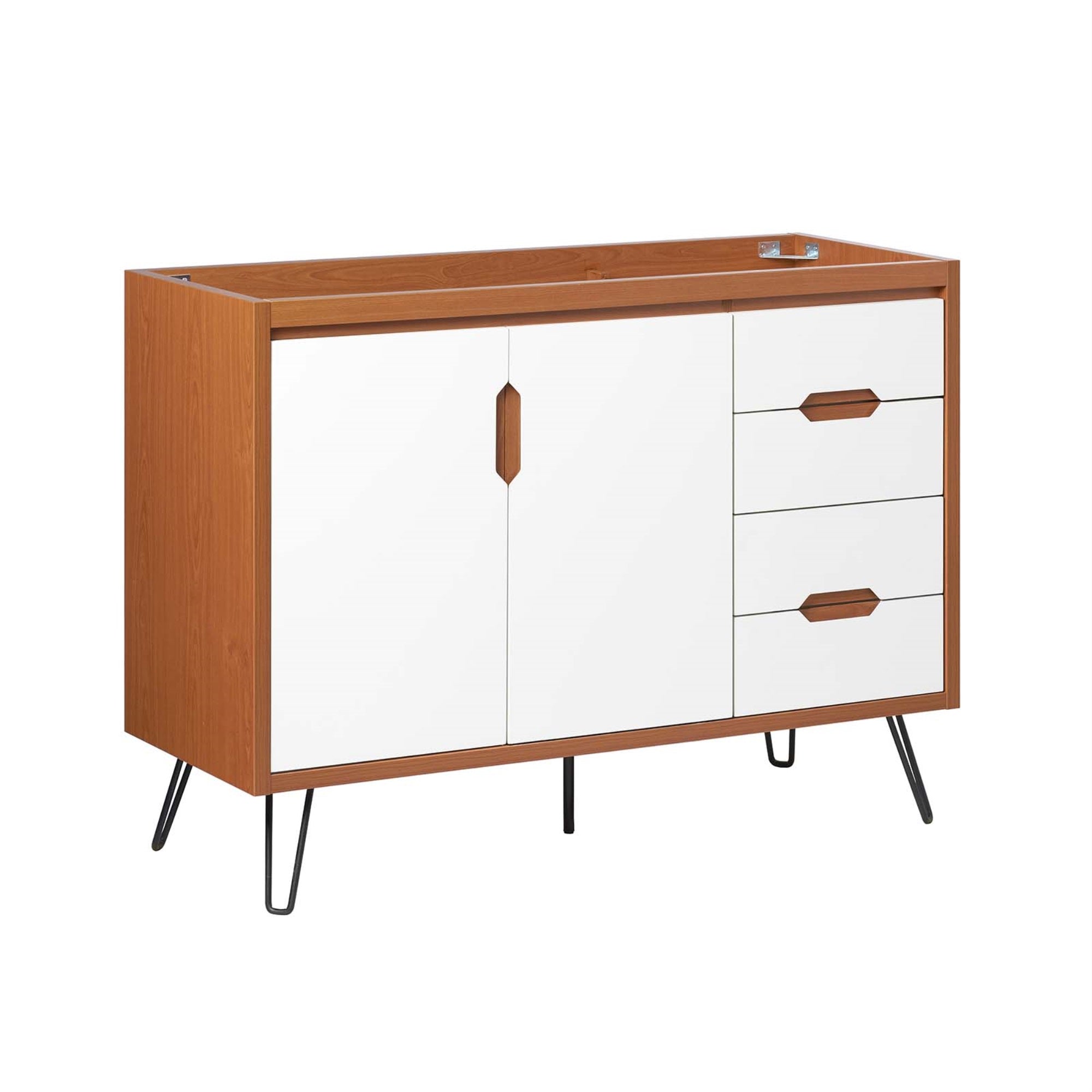 Energize 48' Bathroom Vanity Cabinet - Sleek Mid-Century Modern Design