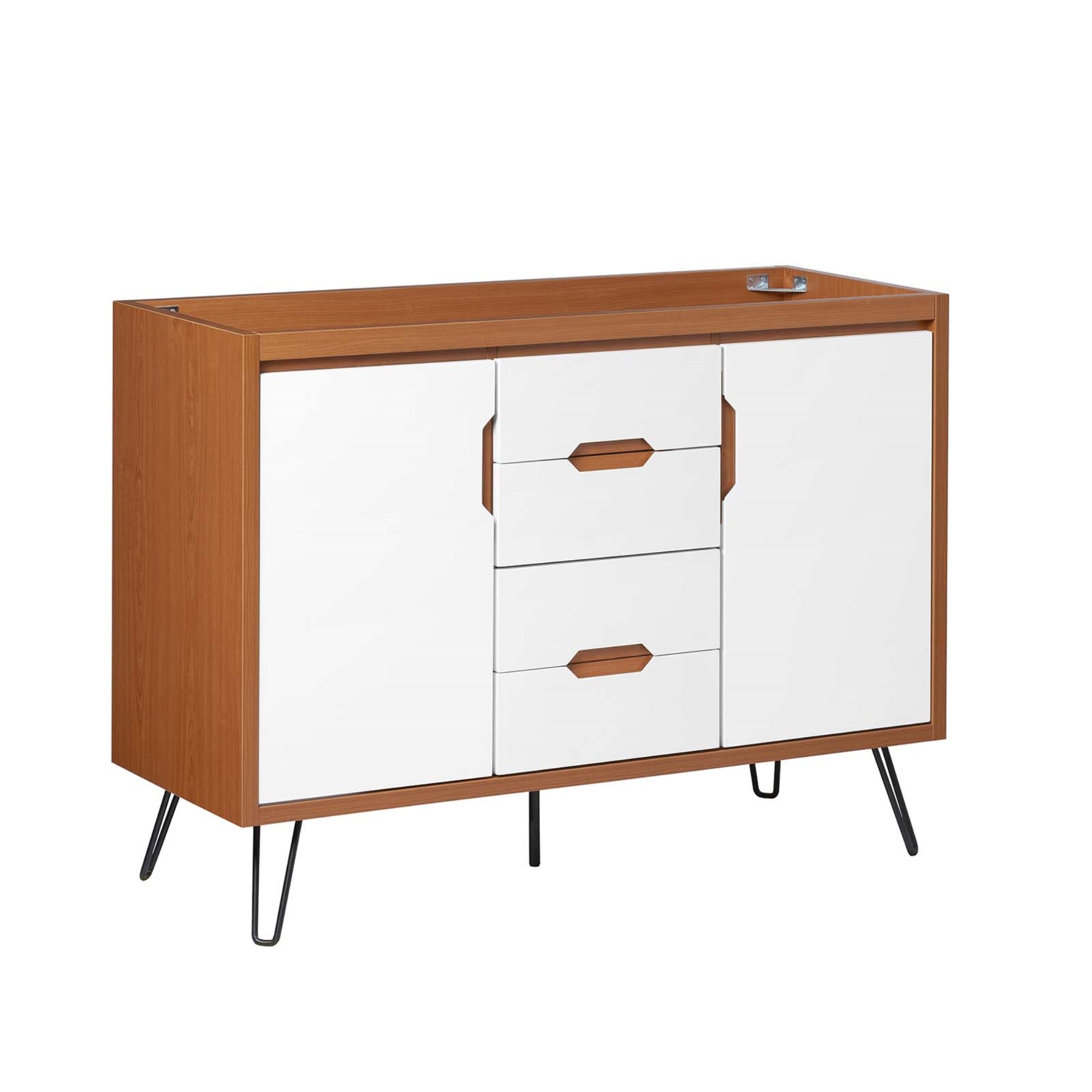 Energize 48' Bathroom Vanity Cabinet - Mid-Century Modern Style, Ample Storage