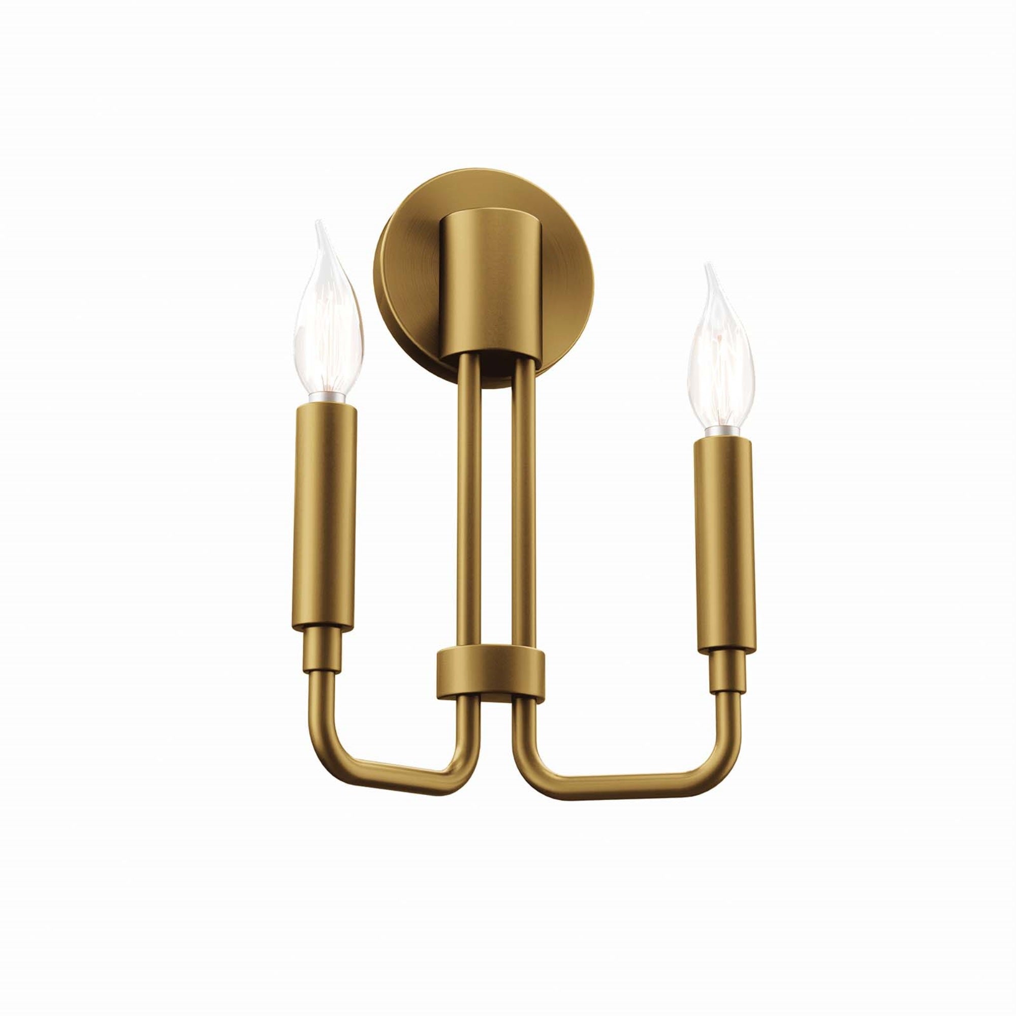 Ergode 2-Light Wall Sconce - Elegant Design For Any Room - Damp Rated - Bulbs Not Included - Professional Installation Required