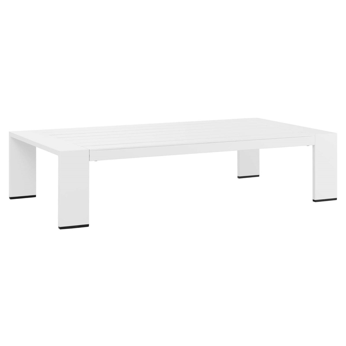 Tahoe Aluminum Outdoor Patio Coffee Table - Sleek, Durable, And Stylish