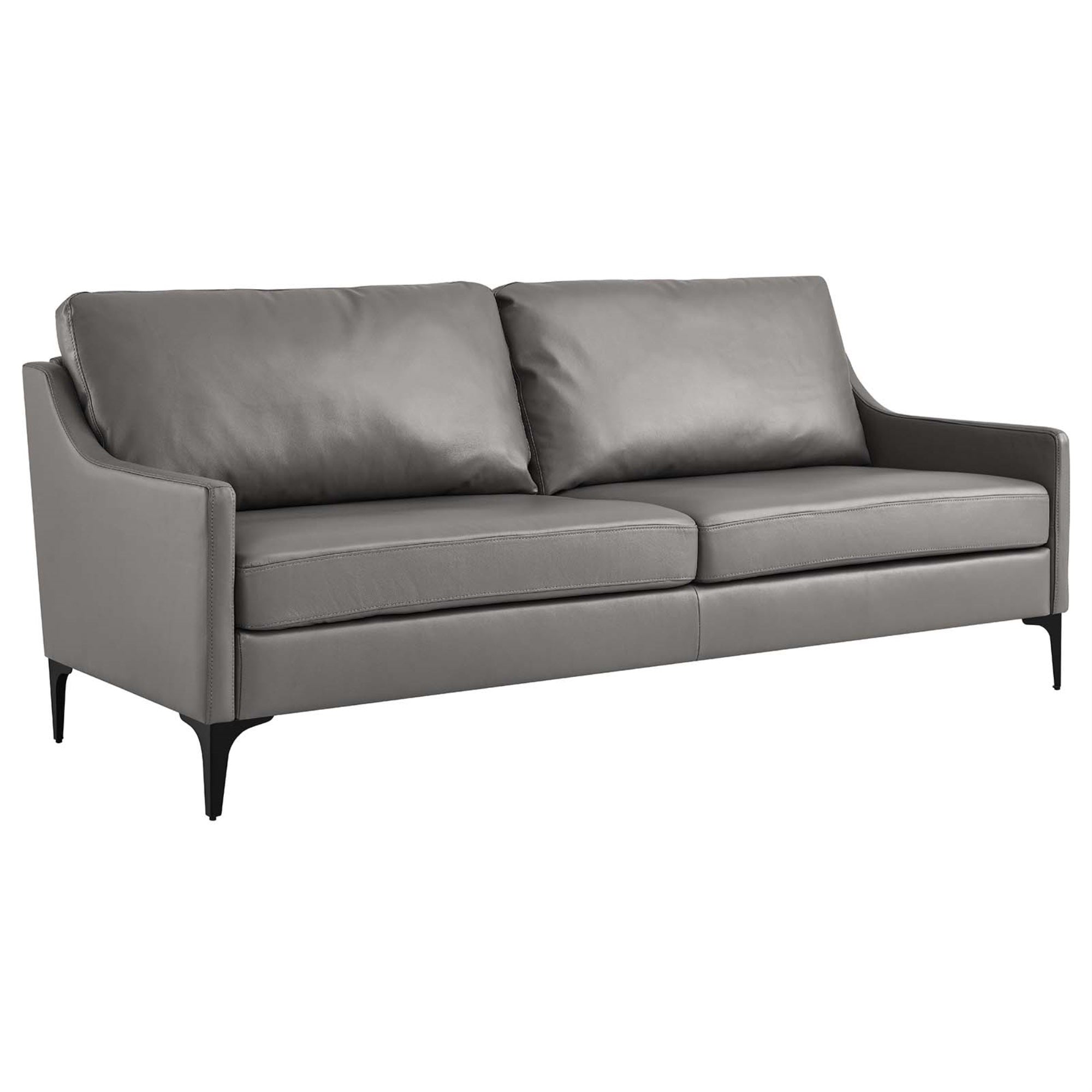 Corland Upholstered Leather Sofa: Elegant, Comfortable, And Durable