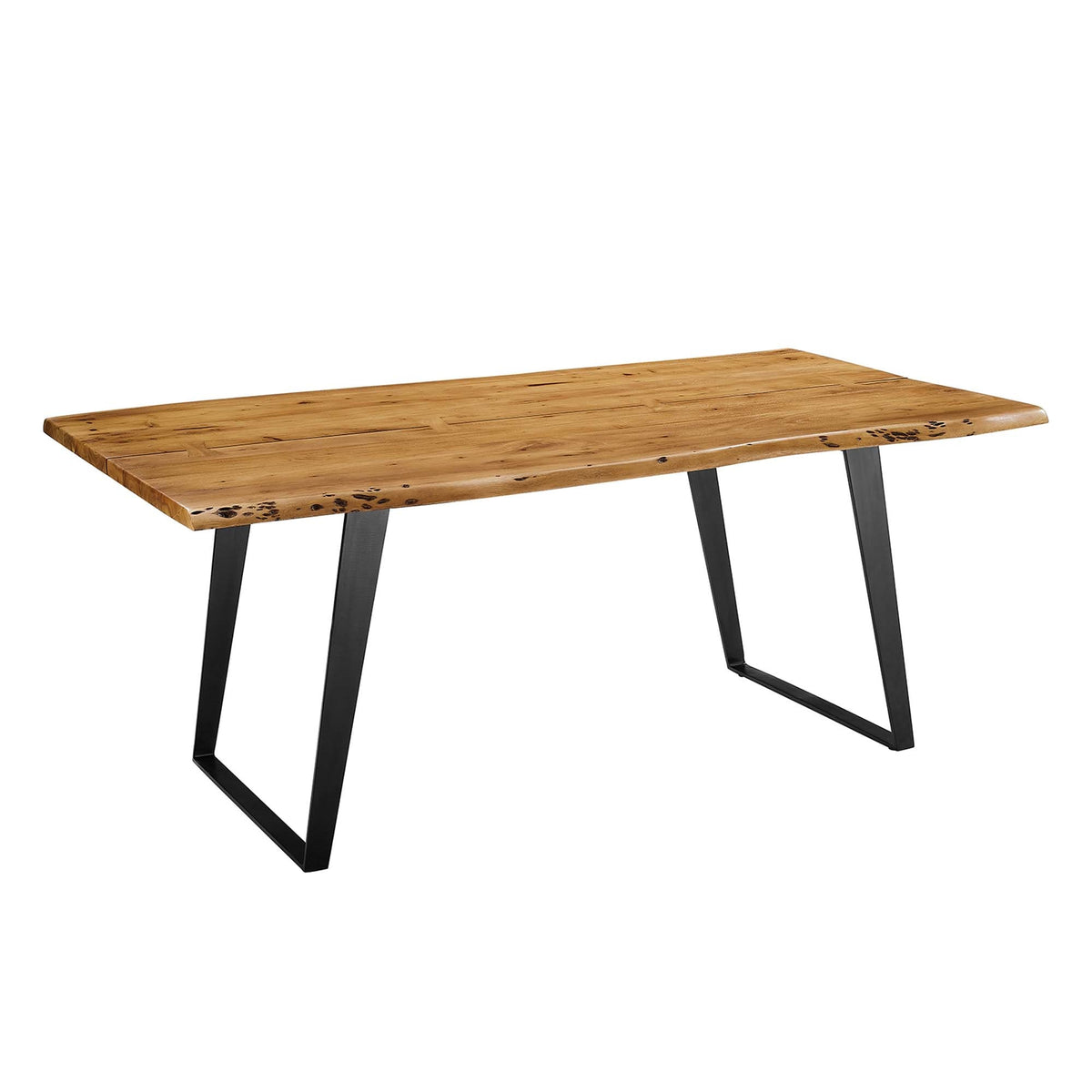 Viggo 74 Live Edge Acacia Wood Dining Table