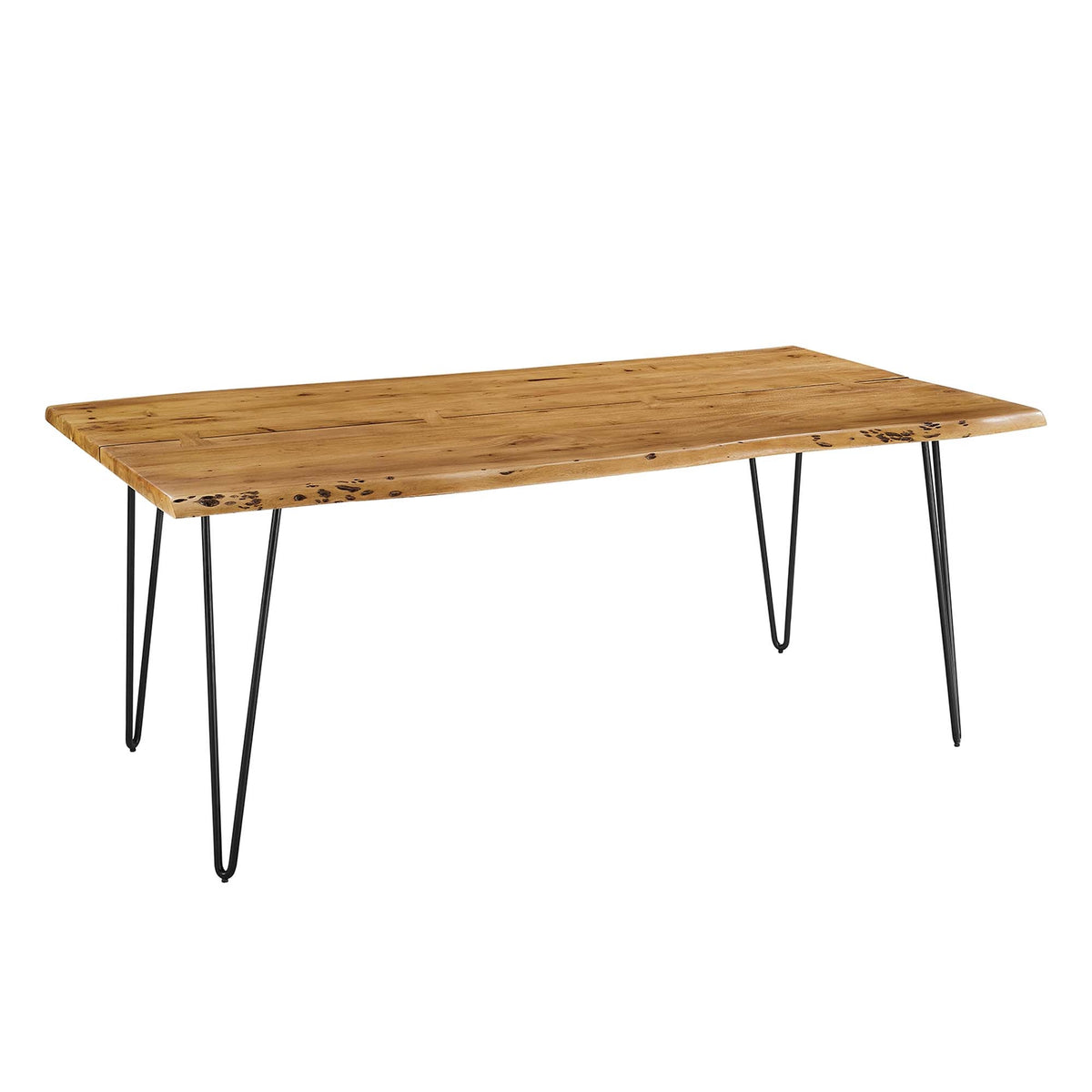Ardor 74 Live Edge Acacia Wood Acacia Wood Dining Table