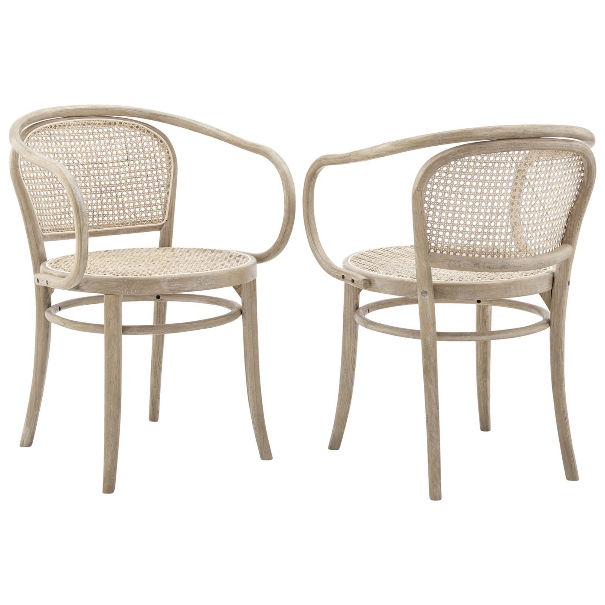 Coastal Charm Meets Modern Farmhouse: Oliana Wood Dining Chair Set