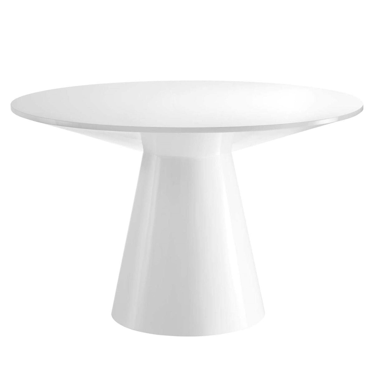 Yardlio Provision 47' Dining Table - Modern, Sturdy, Seats 4, High Gloss