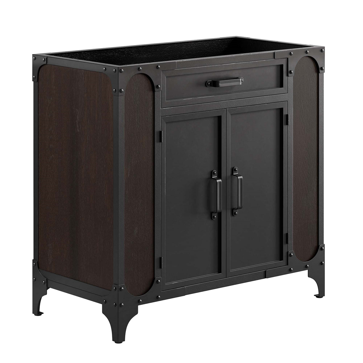 Steamforge 36 Bathroom Vanity Cabinet (Sink Basin Not Included)