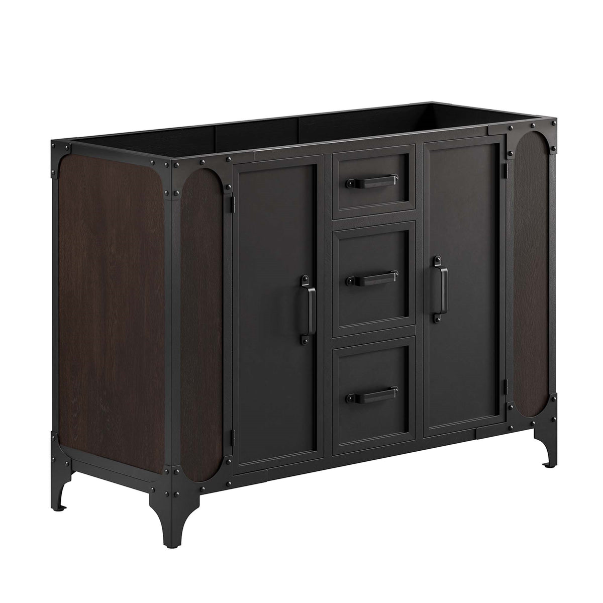 Steamforge 48 Bathroom Vanity Cabinet (Sink Basin Not Included)