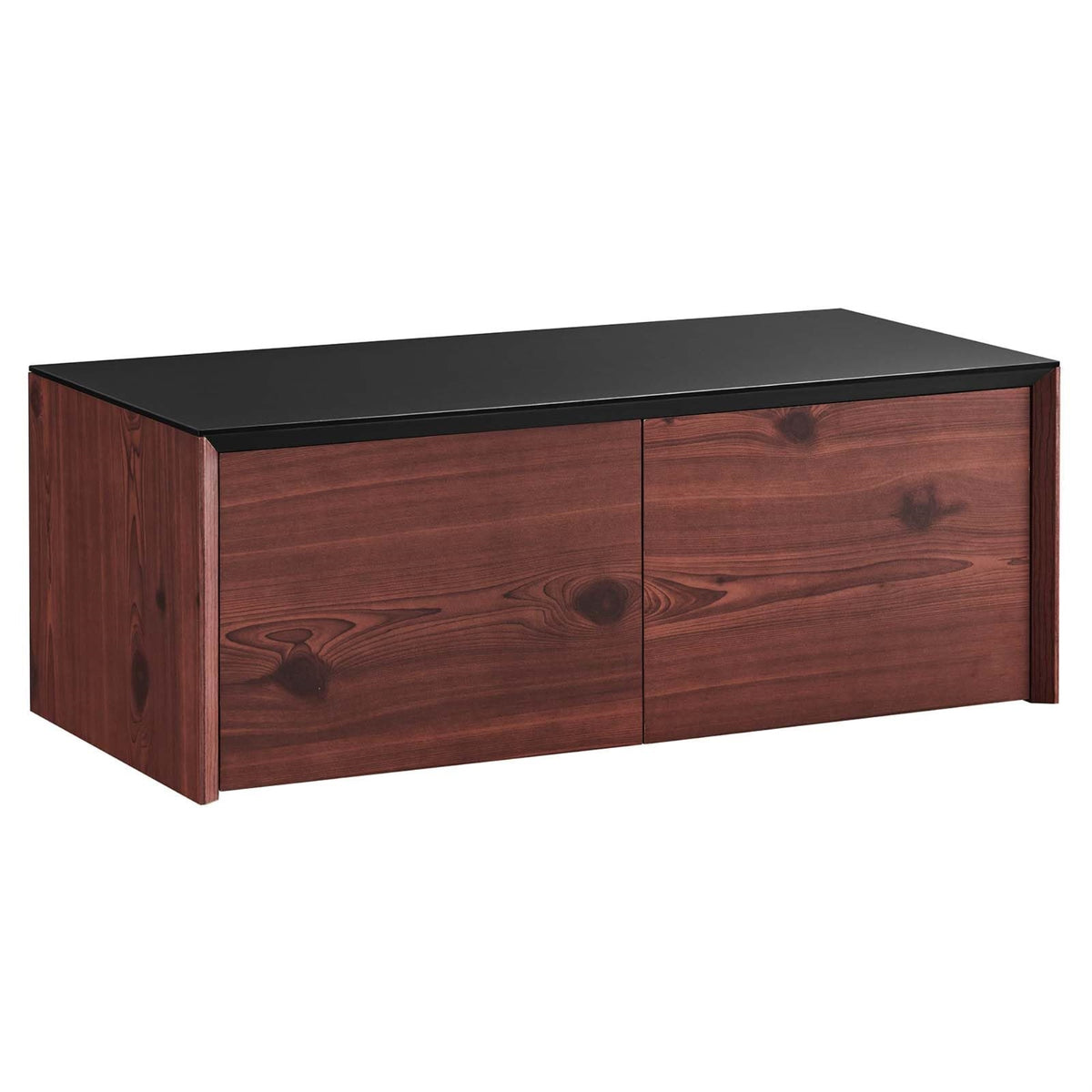 Casafoyer Eei-6205-Blk-Che Kinetic Wall-Mount Office Storage Cabinet, Black Cherry