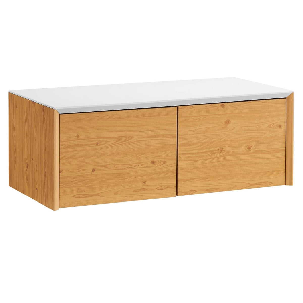 Casafoyer Eei-6205-Whi-Nat Kinetic Wall-Mount Office Storage Cabinet, White Natural