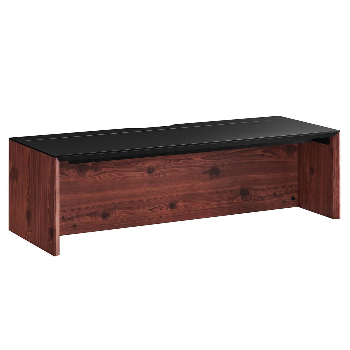 Casafoyer Eei-6207-Blk-Che Kinetic 49' Wall-Mount Office Desk, Black Cherry