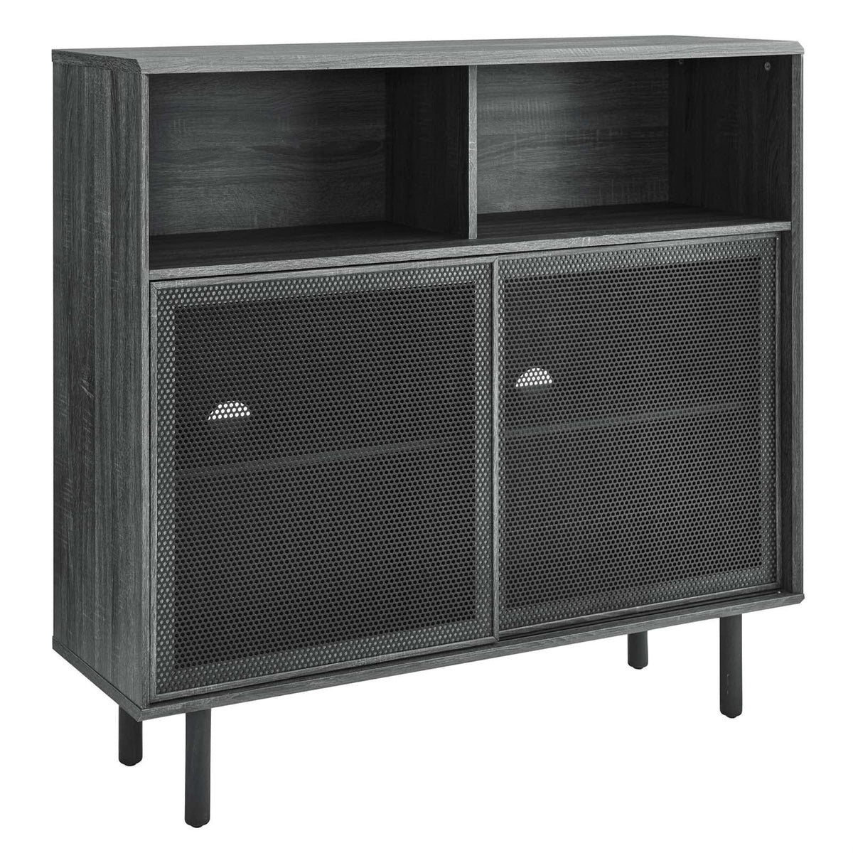 Casafoyer Kurtis 47' Display Cabinet In Charcoal