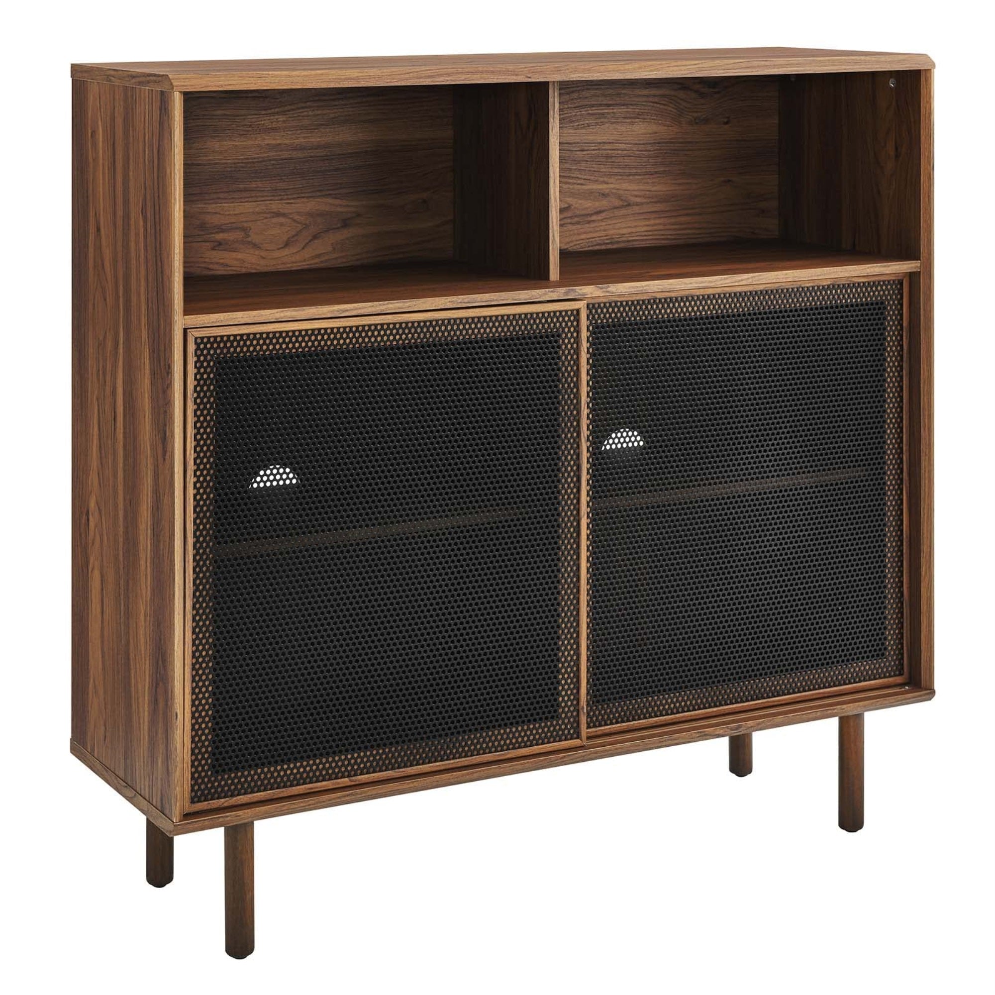 Casafoyer Kurtis 47' Display Cabinet In Walnut