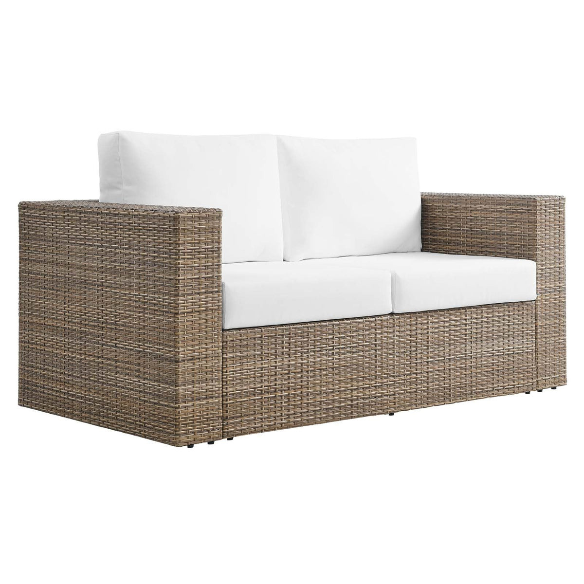 Casafoyer Convene Love Seats, Cappuccino White