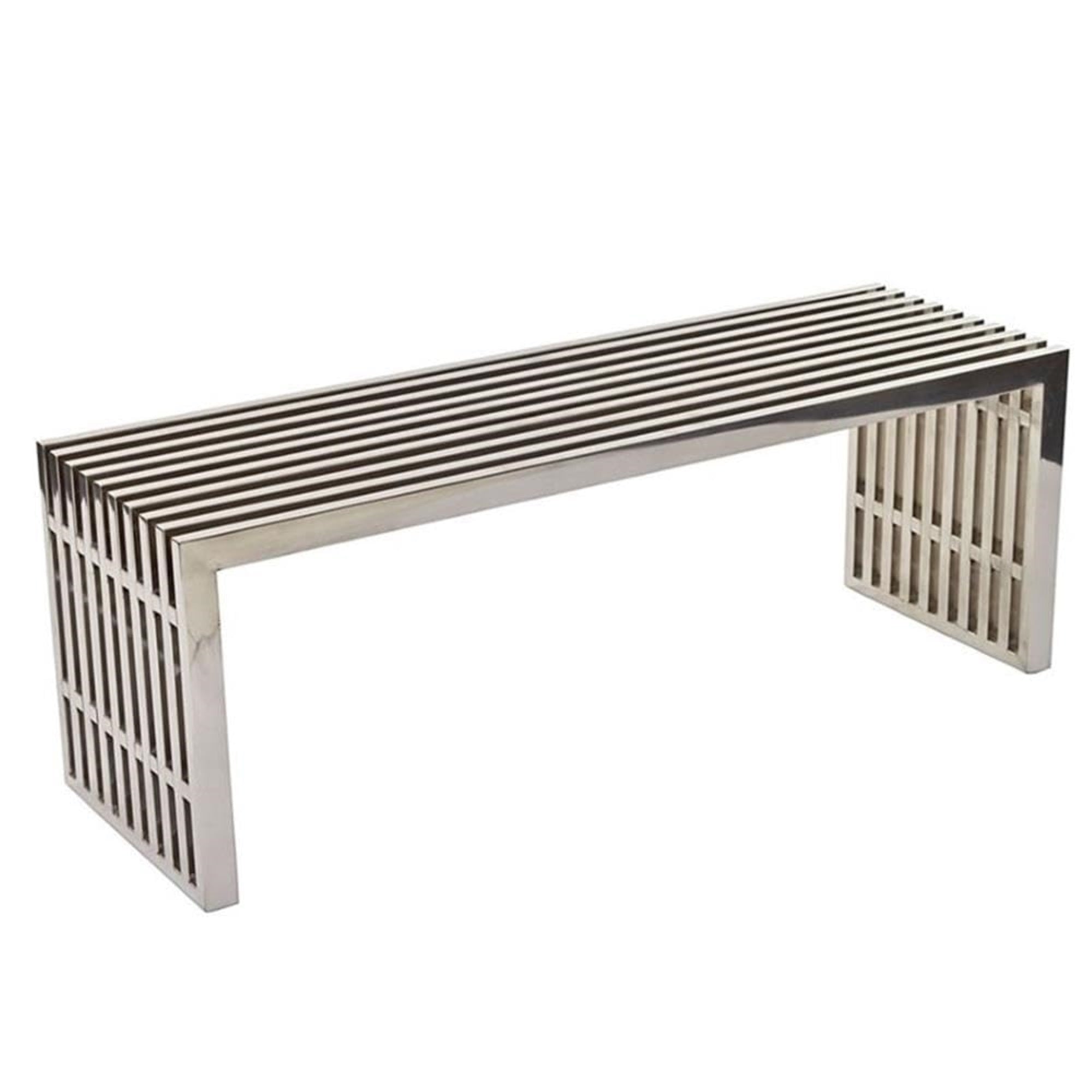 Casafoyer Medium Gridiron Stainless Steel Bench