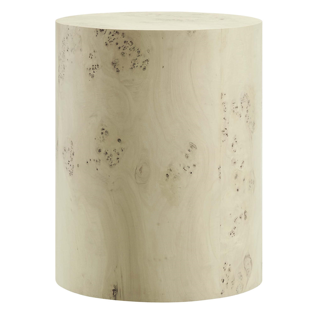 Cosmos 16 Round Burl Wood Side Table