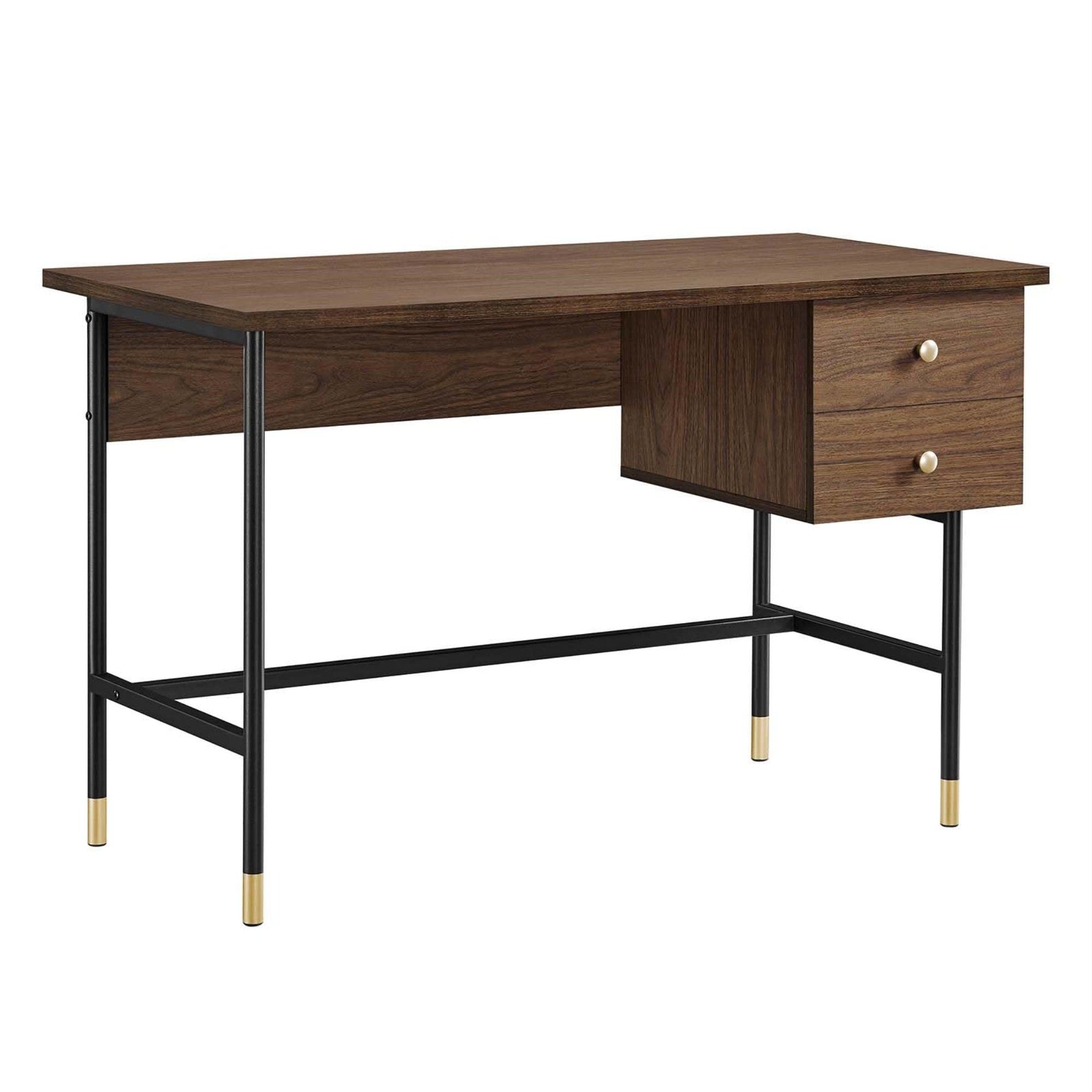 Casafoyer Eei-6284-Blk-Wal Nexus Office Desk, Black Walnut