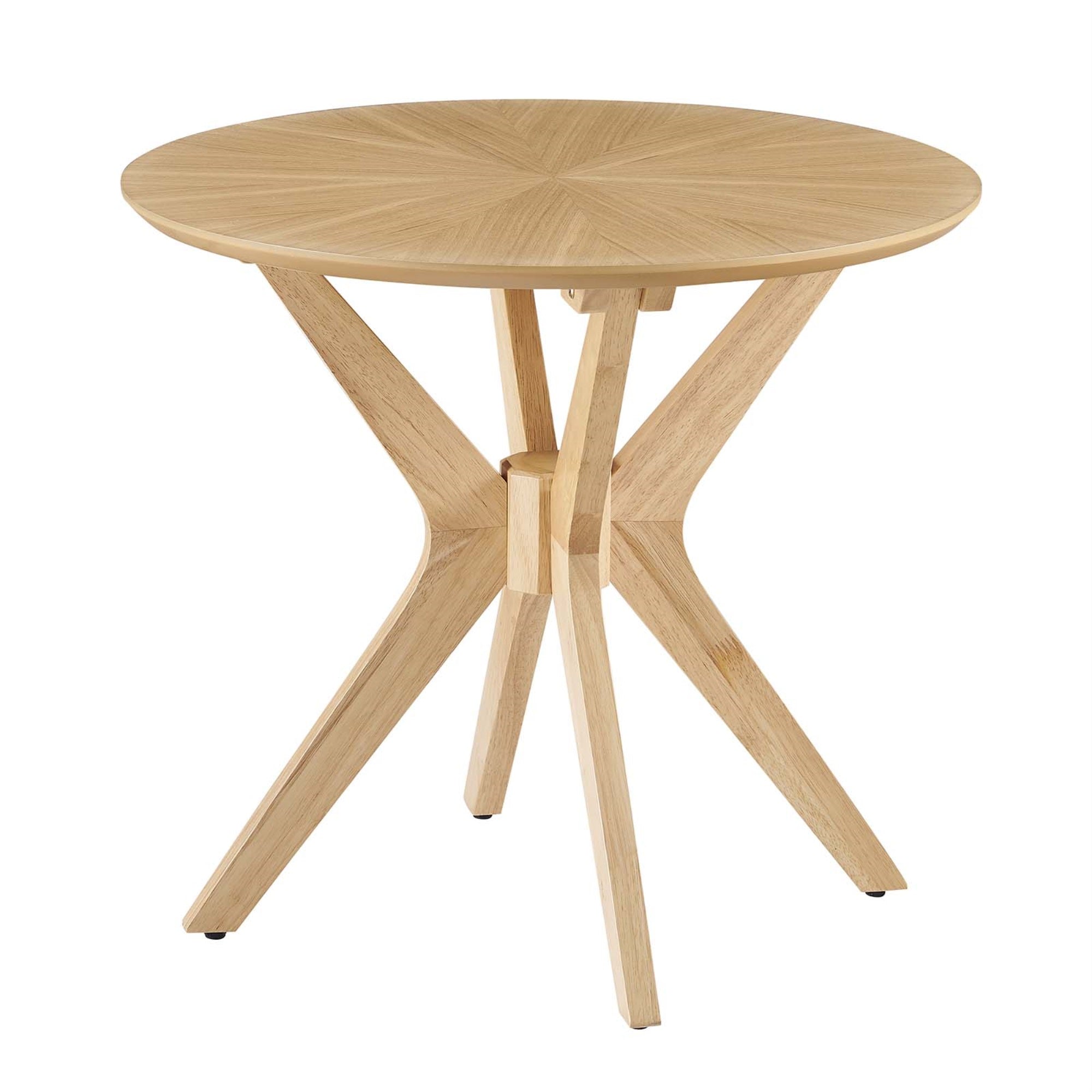 Crossroads 24 Round Wood Side Table