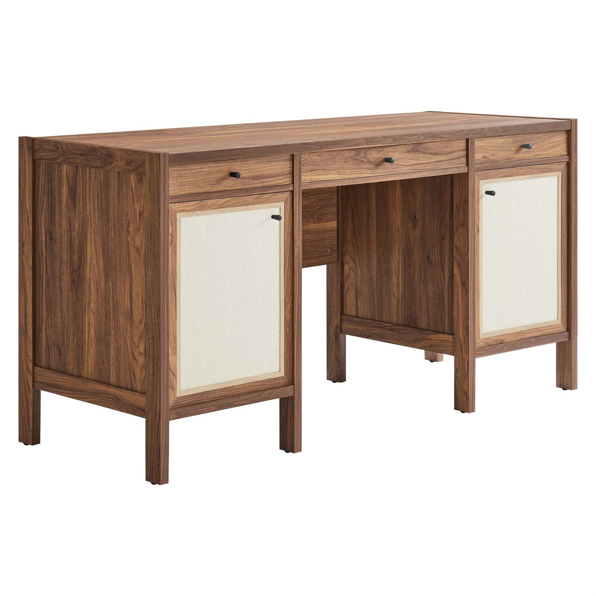 Capri 58' Wood Grain Office Desk